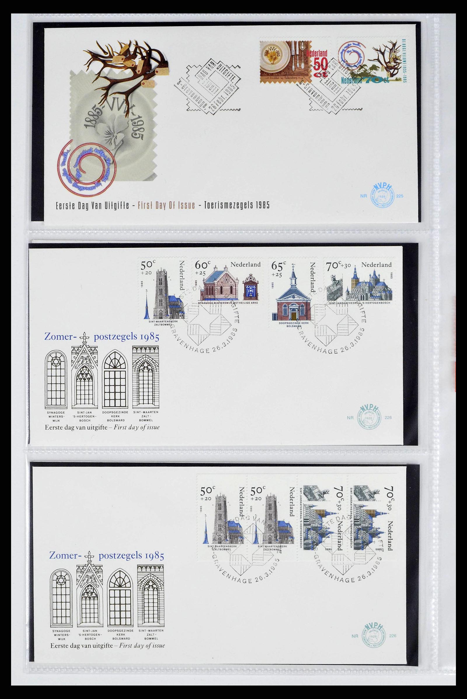 38517 0012 - Postzegelverzameling 38517 Nederland FDC's 1981-2011.