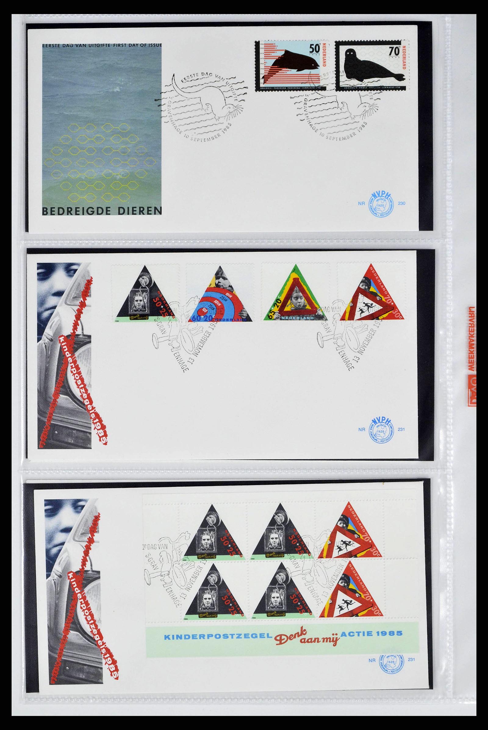 38517 0014 - Postzegelverzameling 38517 Nederland FDC's 1981-2011.