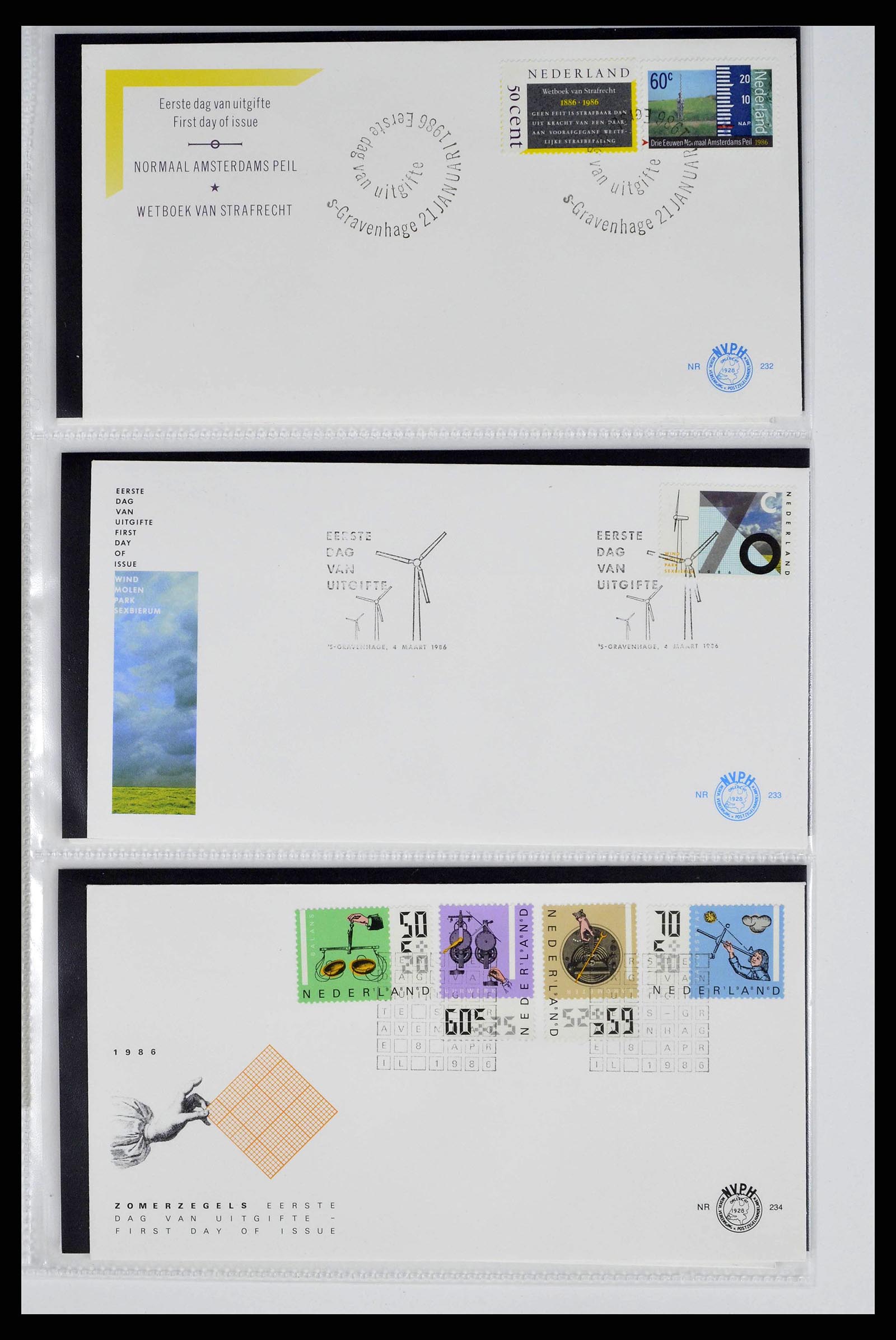 38517 0015 - Stamp collection 38517 Netherlands FDC's 1981-2011.