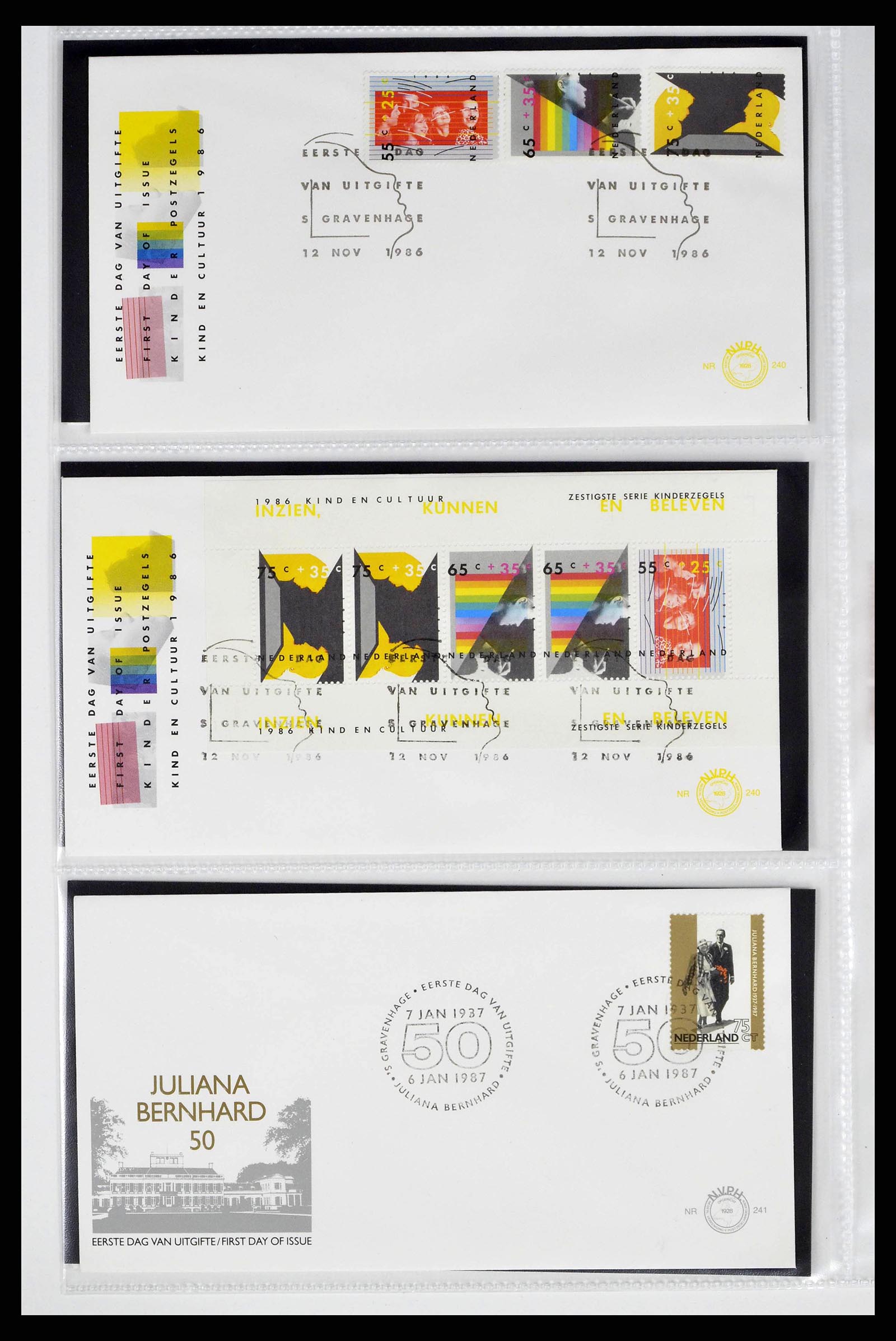 38517 0018 - Postzegelverzameling 38517 Nederland FDC's 1981-2011.
