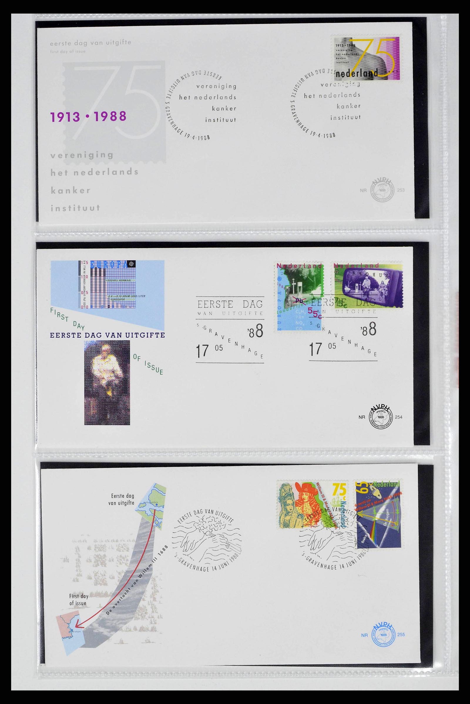 38517 0024 - Stamp collection 38517 Netherlands FDC's 1981-2011.