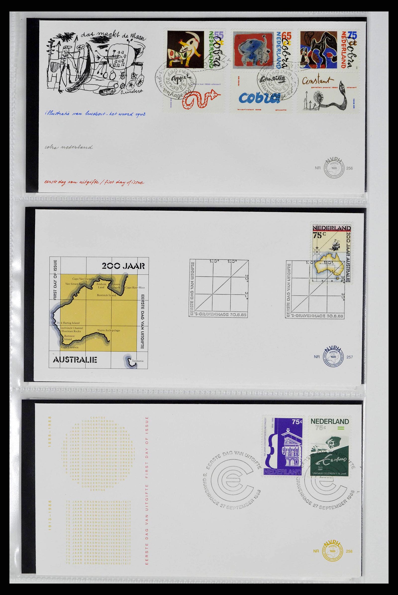 38517 0025 - Postzegelverzameling 38517 Nederland FDC's 1981-2011.