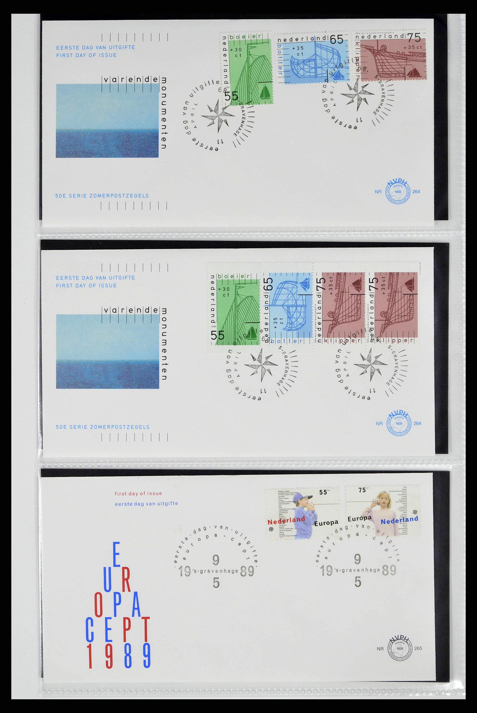 38517 0028 - Stamp collection 38517 Netherlands FDC's 1981-2011.