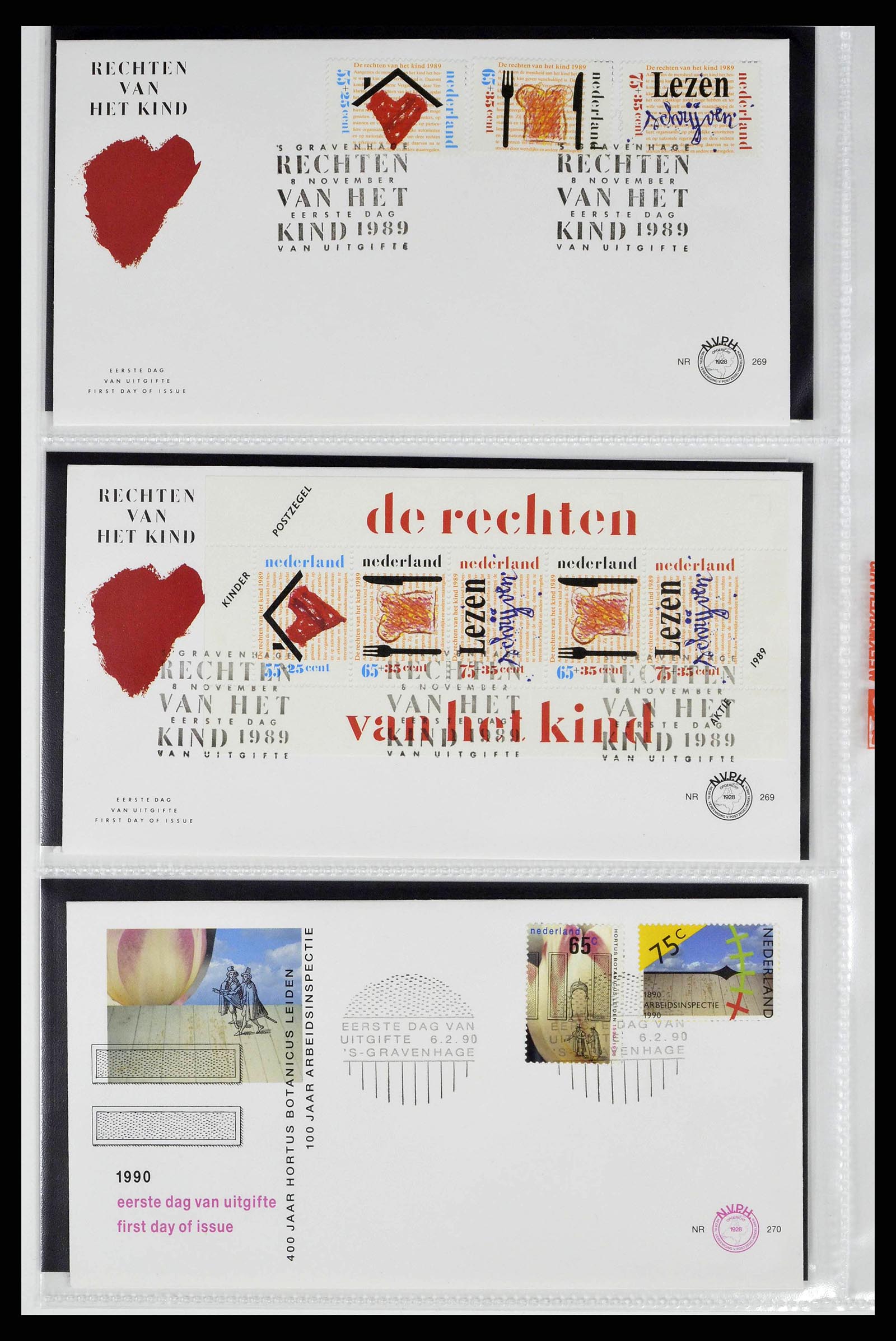 38517 0030 - Stamp collection 38517 Netherlands FDC's 1981-2011.