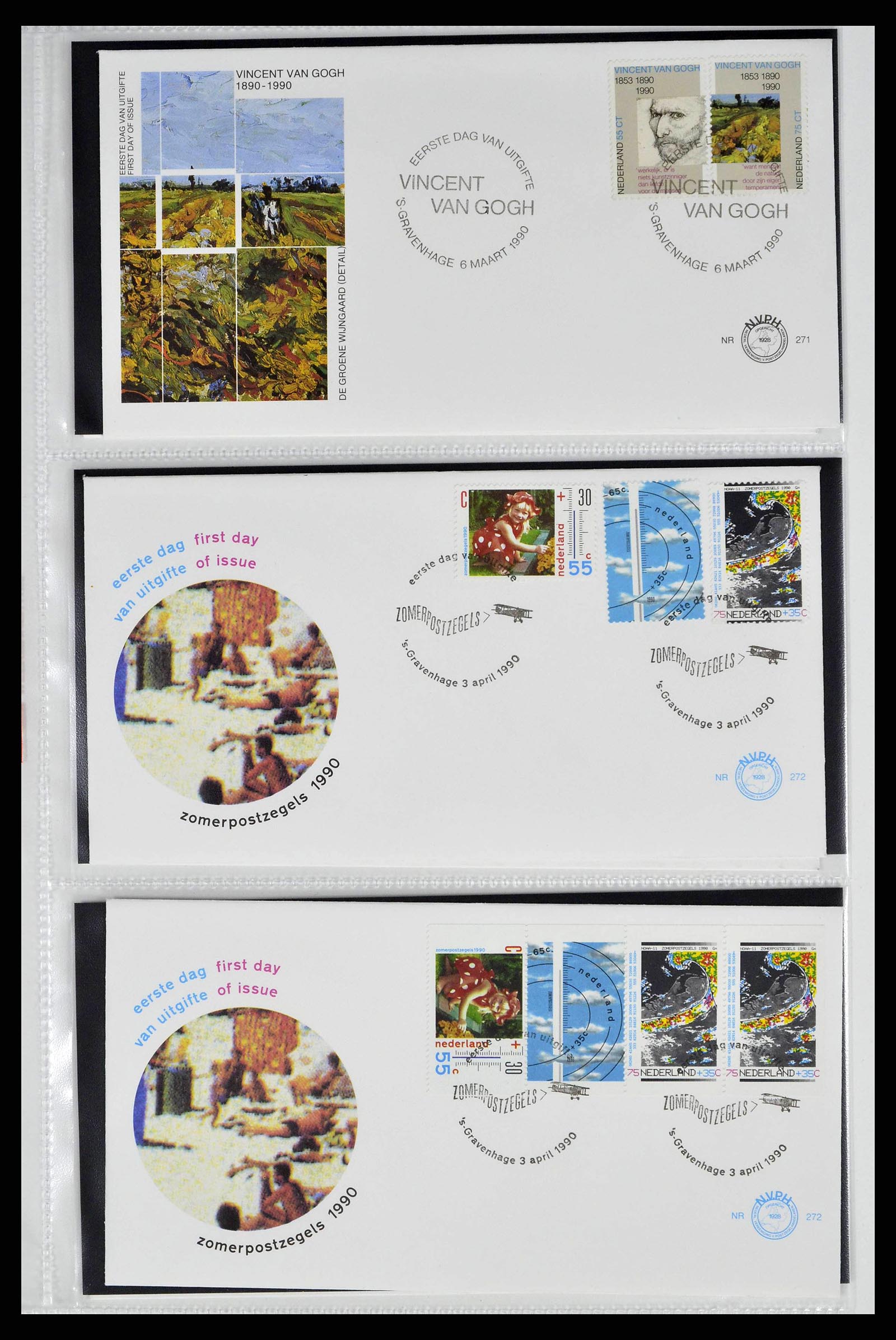 38517 0031 - Postzegelverzameling 38517 Nederland FDC's 1981-2011.