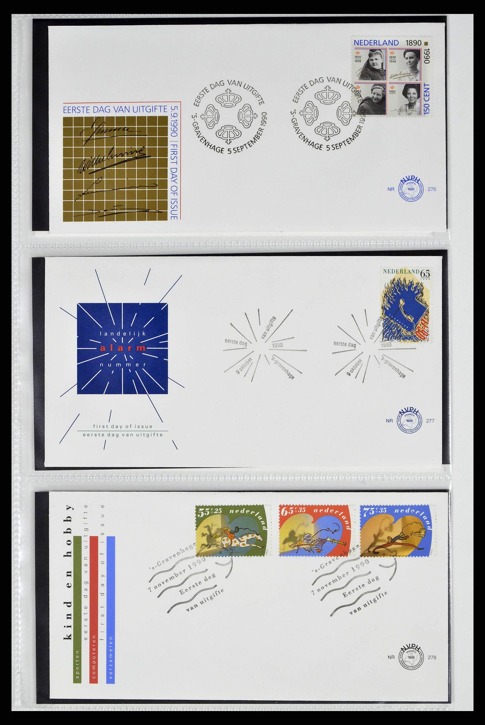 38517 0033 - Postzegelverzameling 38517 Nederland FDC's 1981-2011.