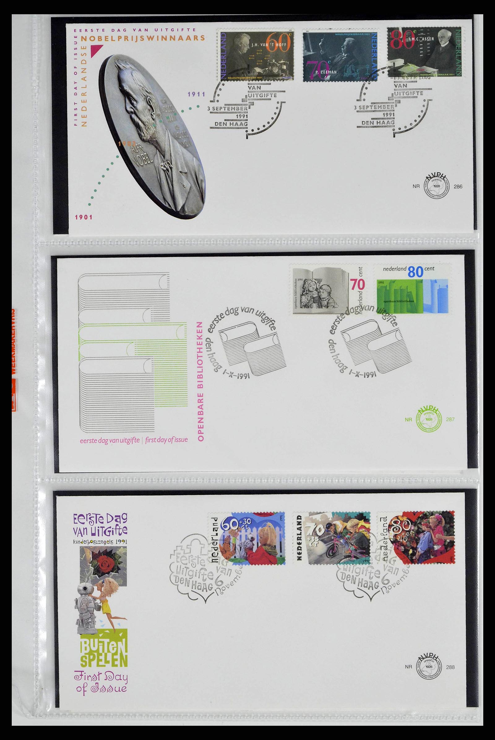 38517 0037 - Stamp collection 38517 Netherlands FDC's 1981-2011.