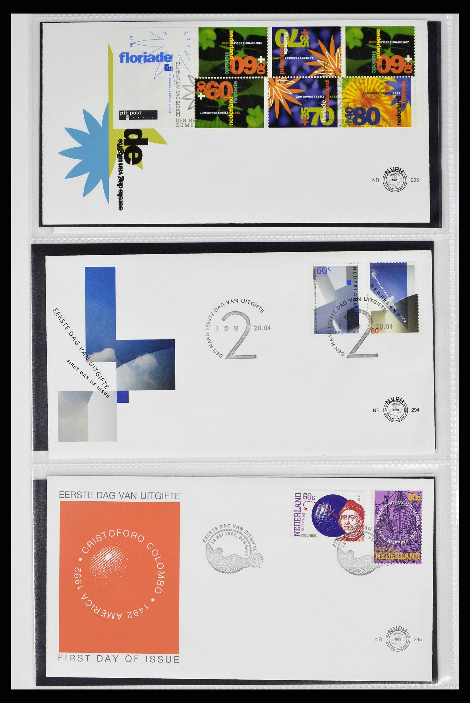 38517 0040 - Stamp collection 38517 Netherlands FDC's 1981-2011.