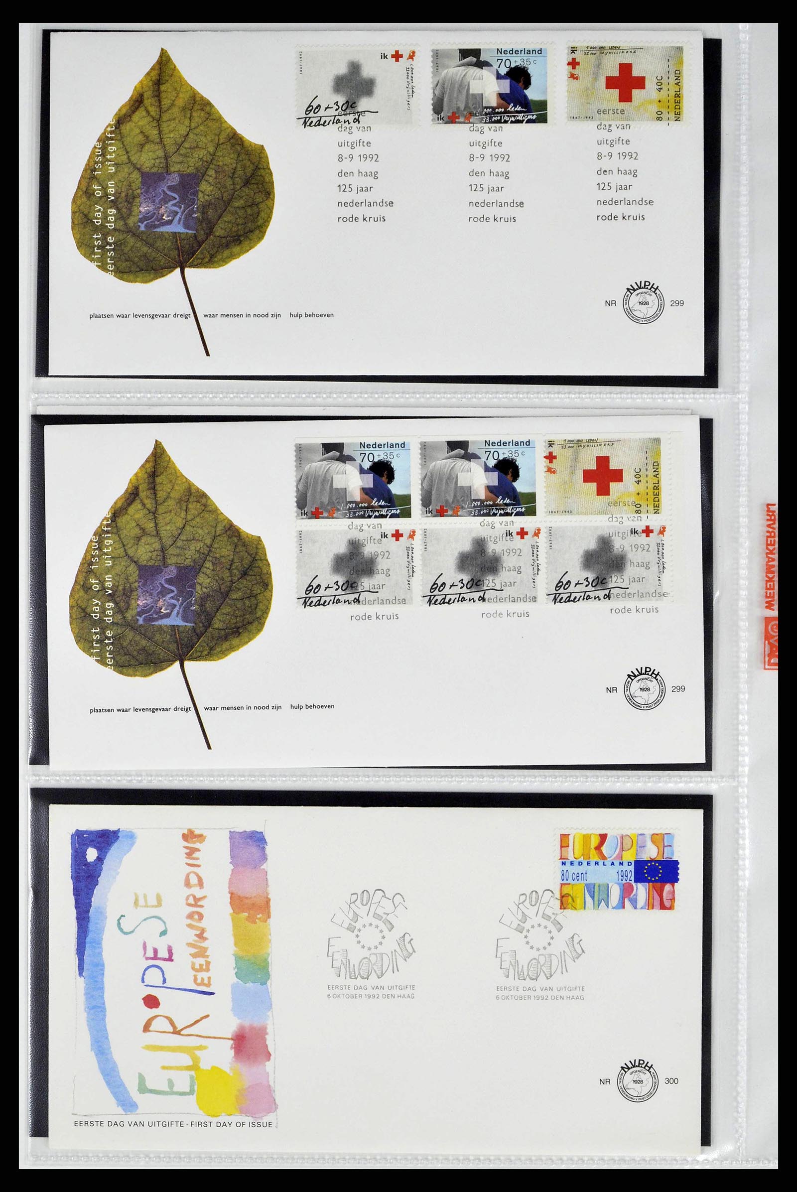 38517 0042 - Stamp collection 38517 Netherlands FDC's 1981-2011.