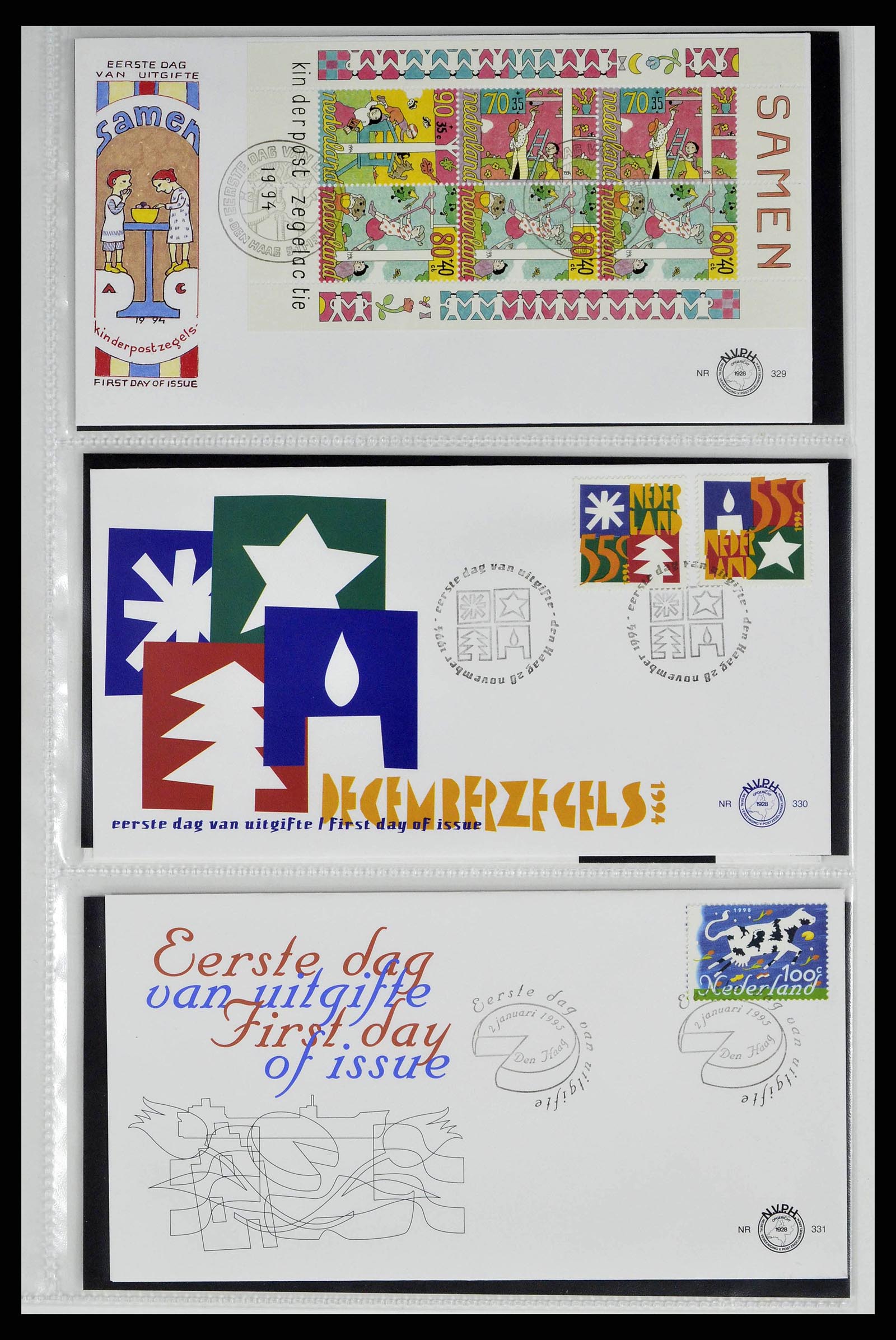 38517 0055 - Postzegelverzameling 38517 Nederland FDC's 1981-2011.