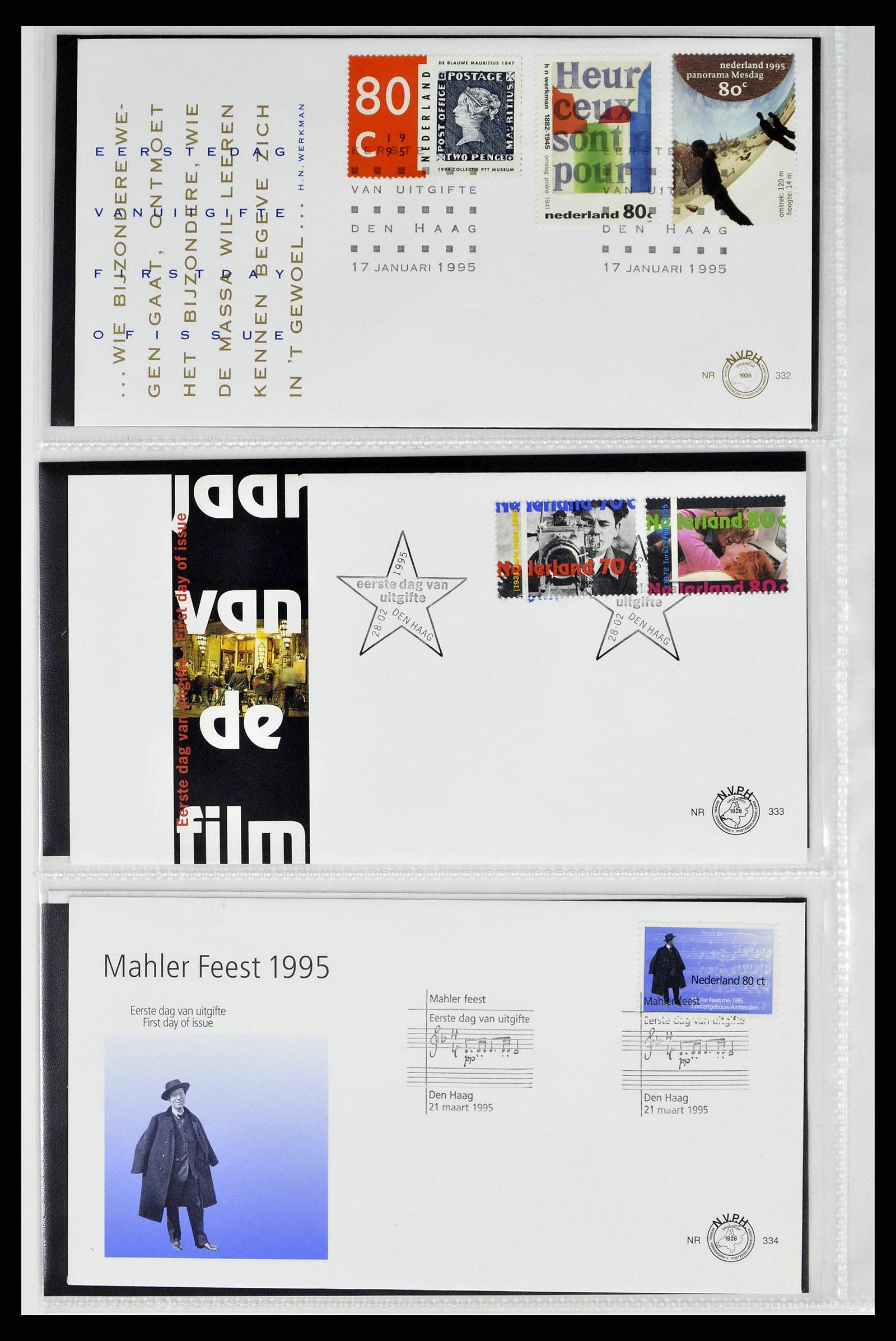 38517 0056 - Stamp collection 38517 Netherlands FDC's 1981-2011.
