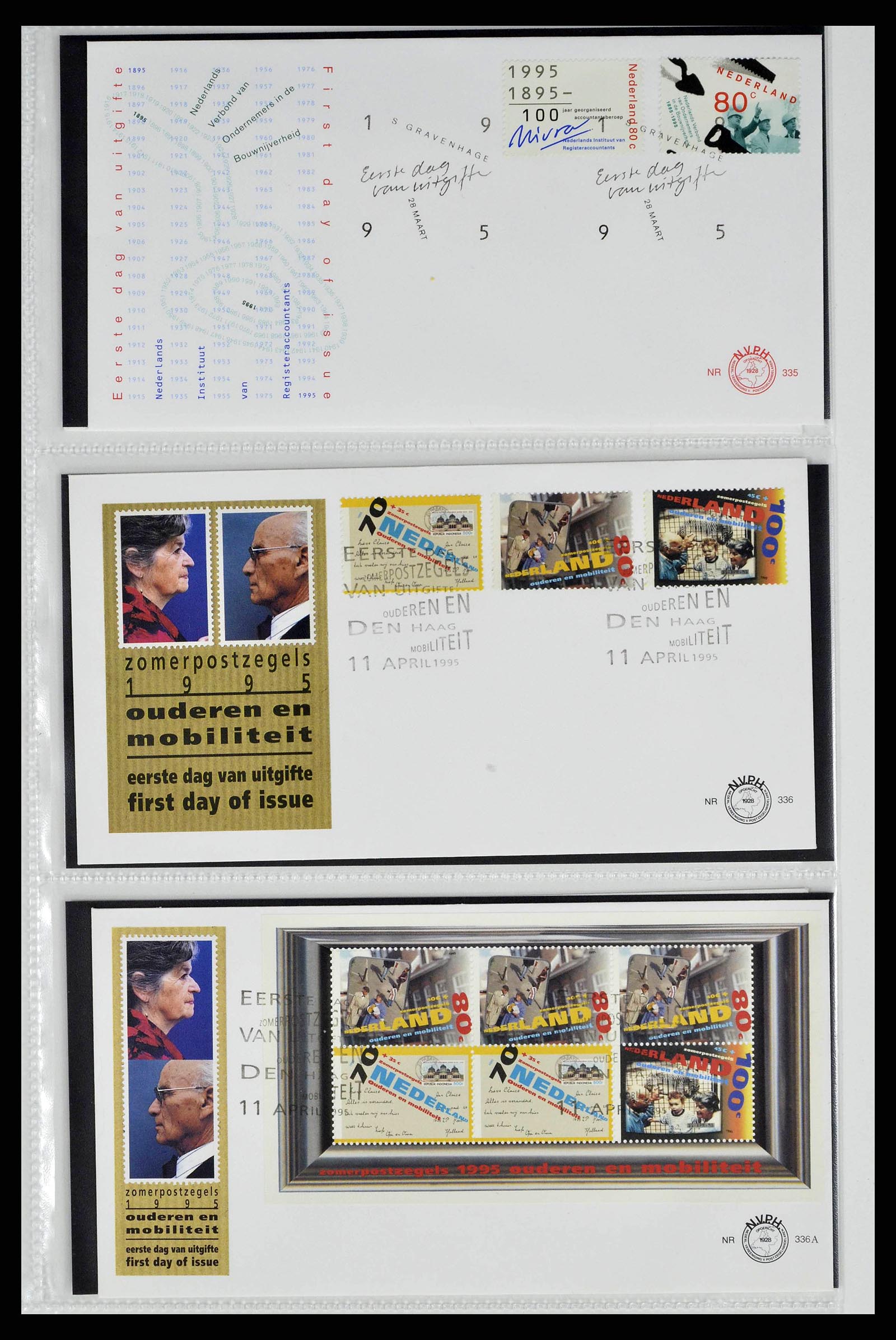 38517 0057 - Postzegelverzameling 38517 Nederland FDC's 1981-2011.