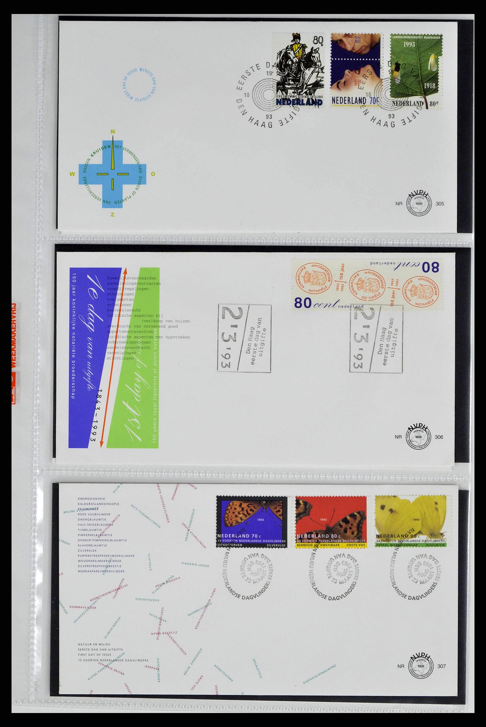 38517 0165 - Postzegelverzameling 38517 Nederland FDC's 1981-2011.