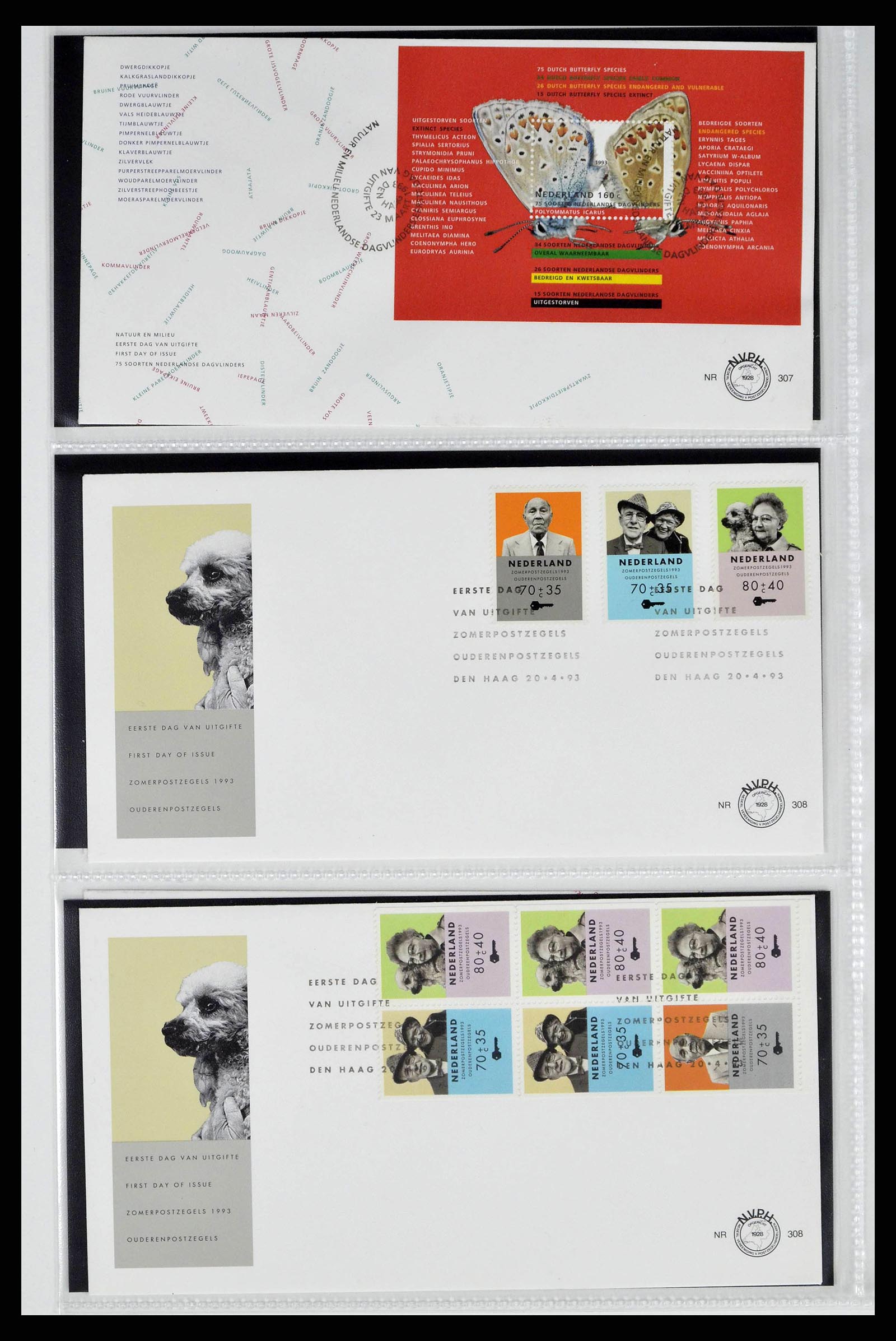 38517 0166 - Postzegelverzameling 38517 Nederland FDC's 1981-2011.