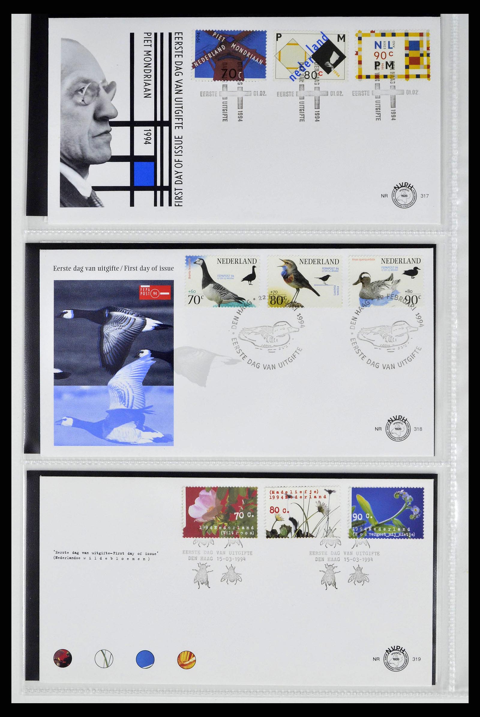 38517 0170 - Postzegelverzameling 38517 Nederland FDC's 1981-2011.