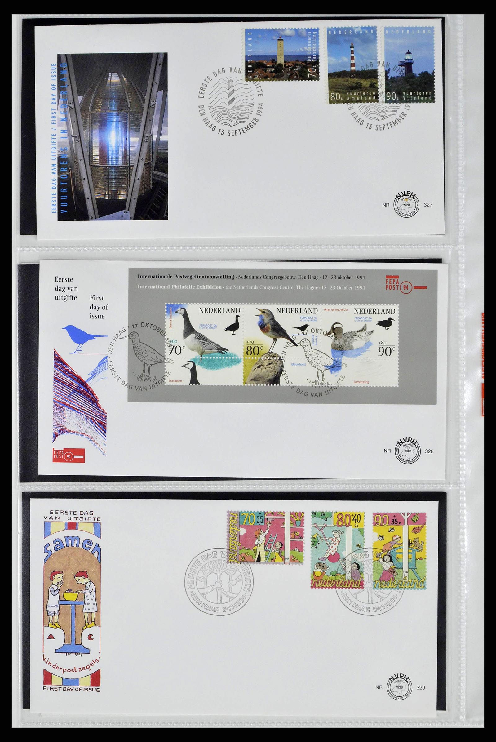 38517 0174 - Stamp collection 38517 Netherlands FDC's 1981-2011.