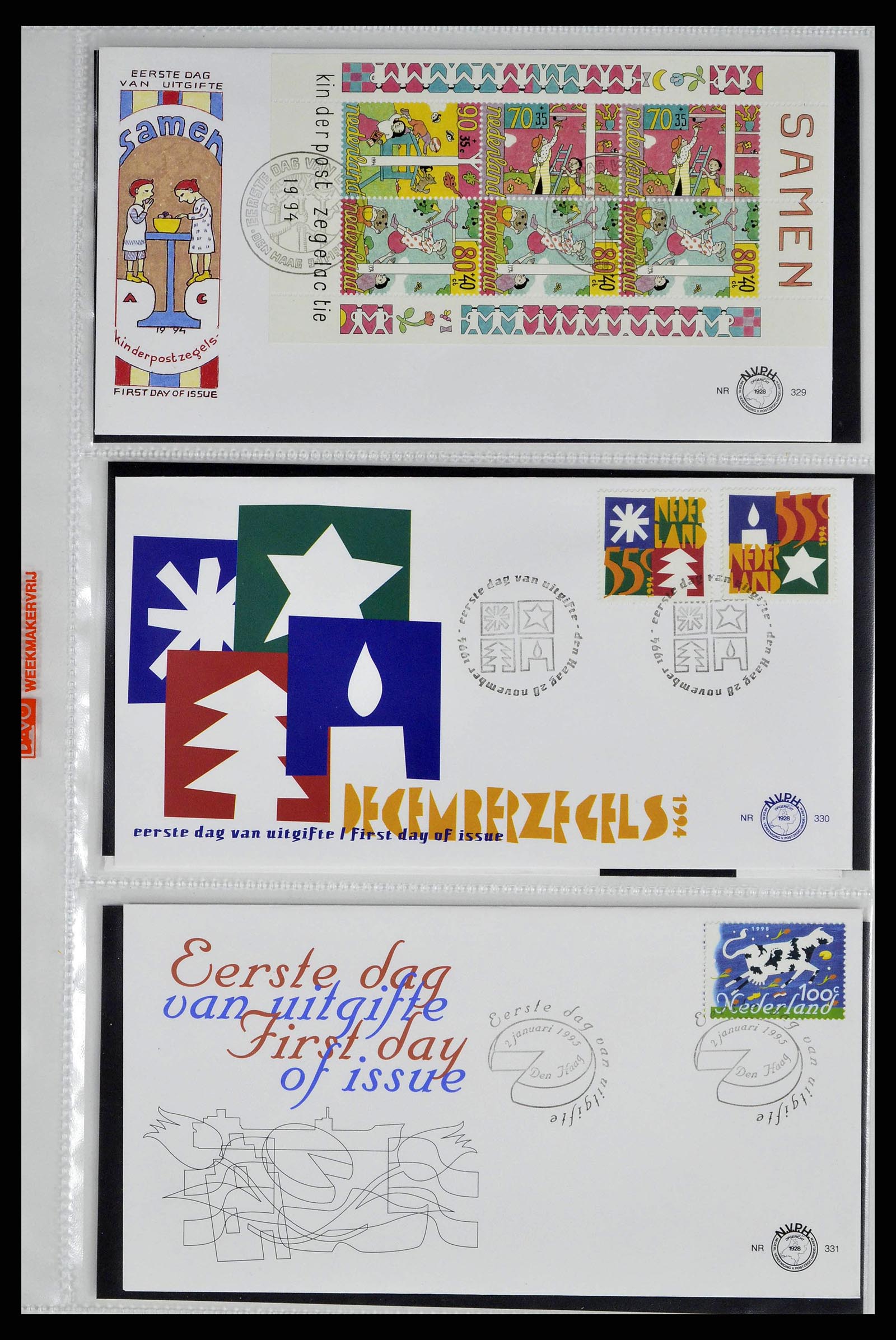38517 0175 - Postzegelverzameling 38517 Nederland FDC's 1981-2011.