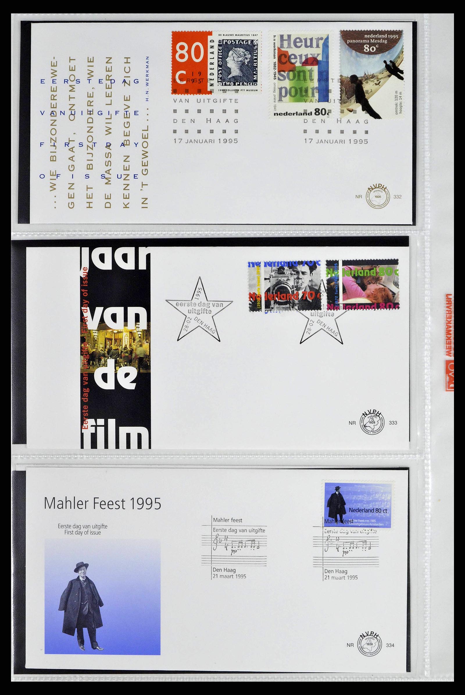 38517 0176 - Postzegelverzameling 38517 Nederland FDC's 1981-2011.