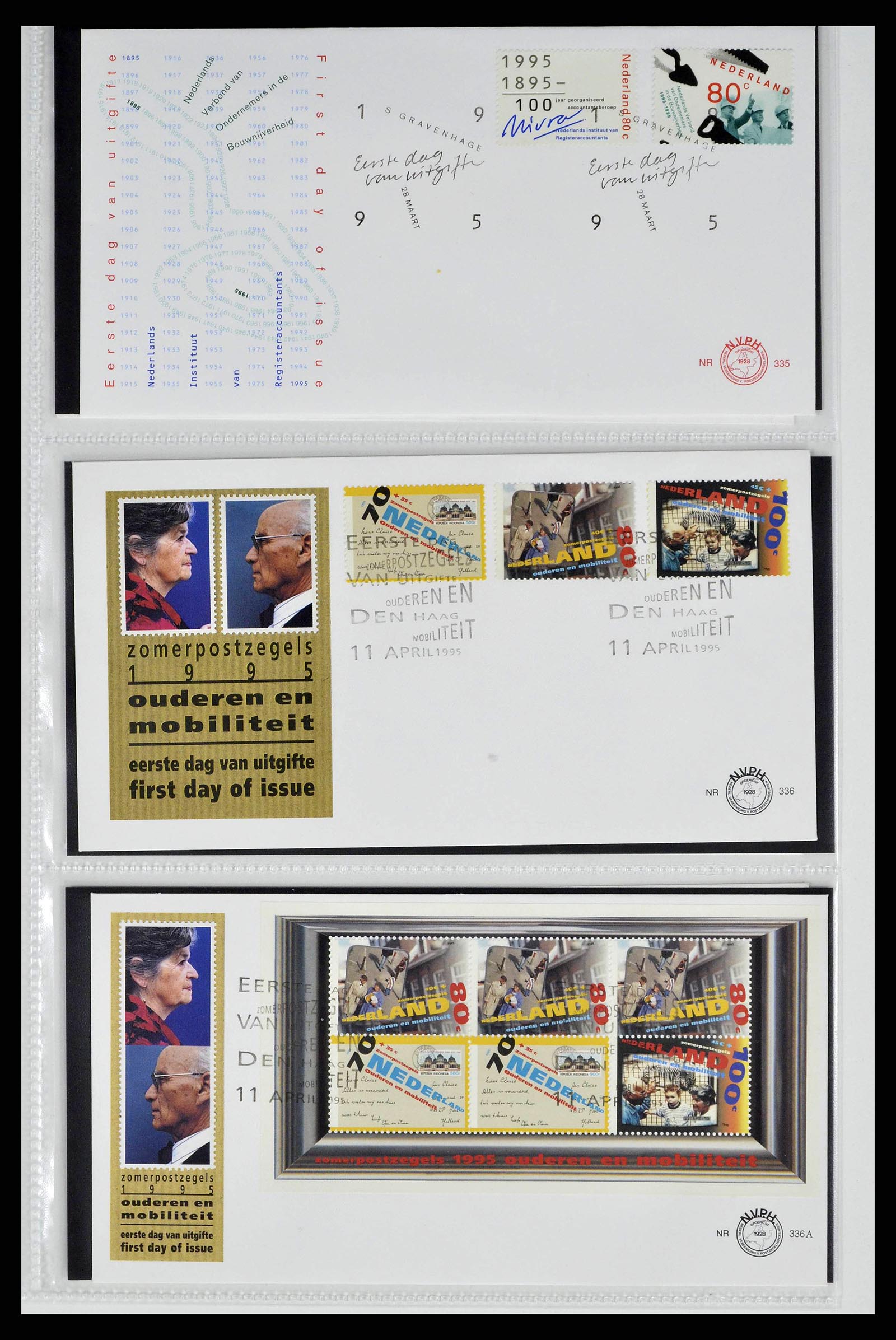 38517 0177 - Postzegelverzameling 38517 Nederland FDC's 1981-2011.
