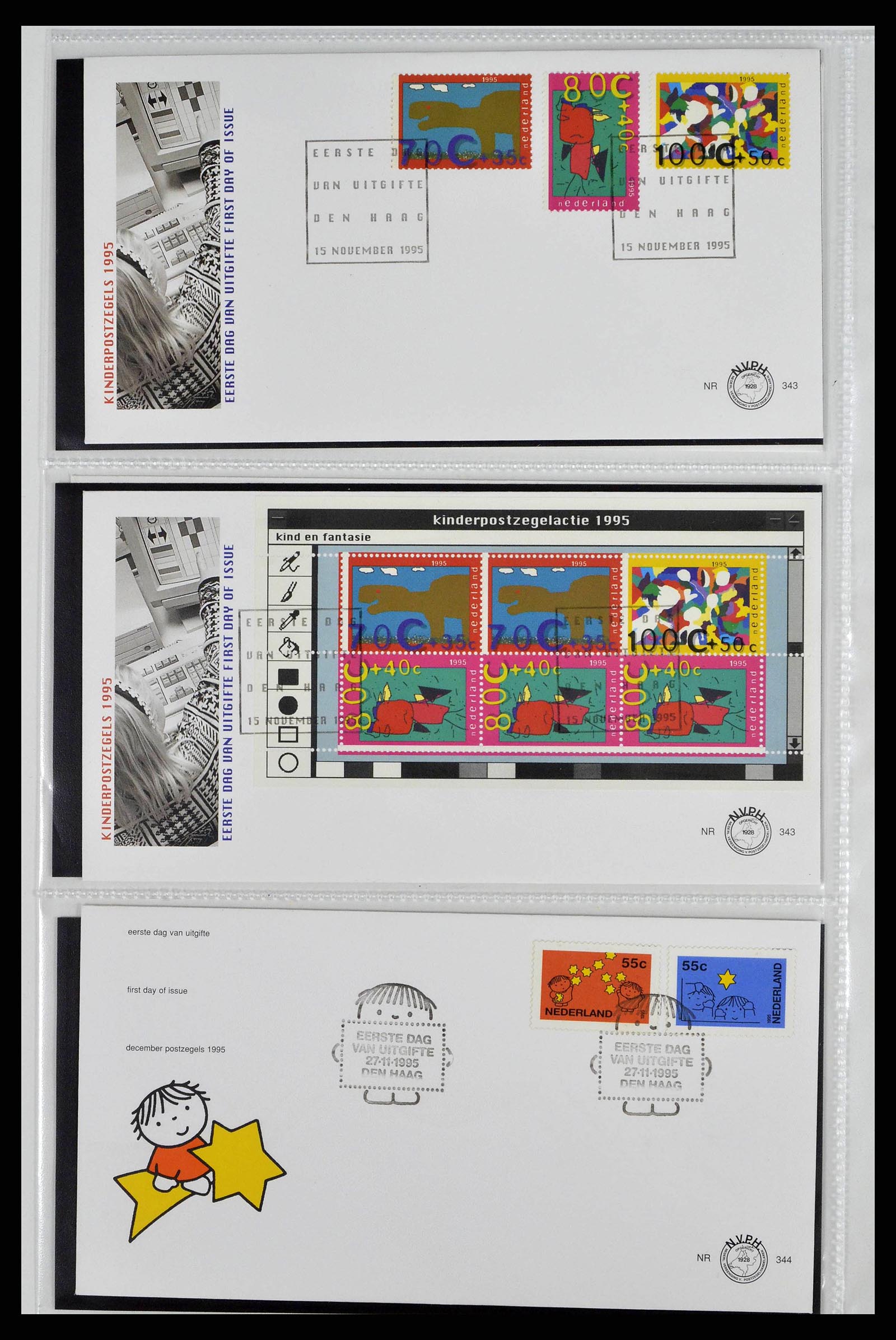 38517 0180 - Postzegelverzameling 38517 Nederland FDC's 1981-2011.