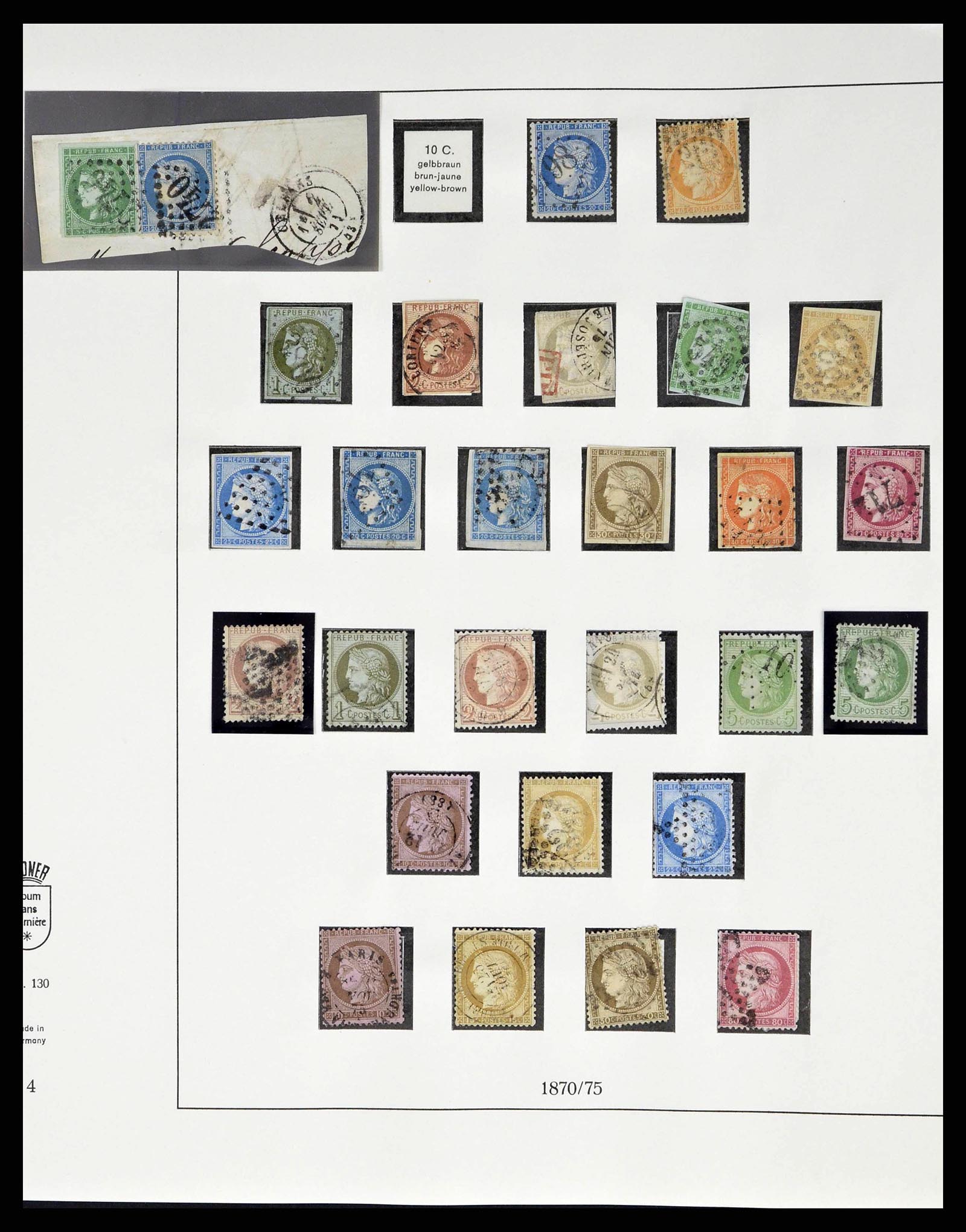38520 0004 - Postzegelverzameling 38520 Frankrijk 1849-1973.