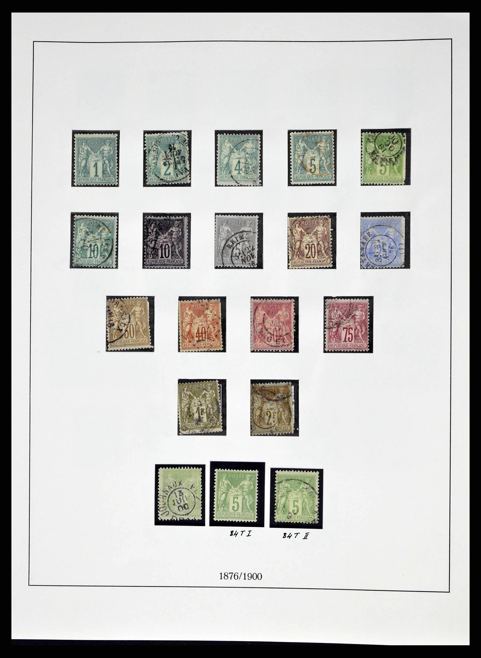 38520 0005 - Postzegelverzameling 38520 Frankrijk 1849-1973.
