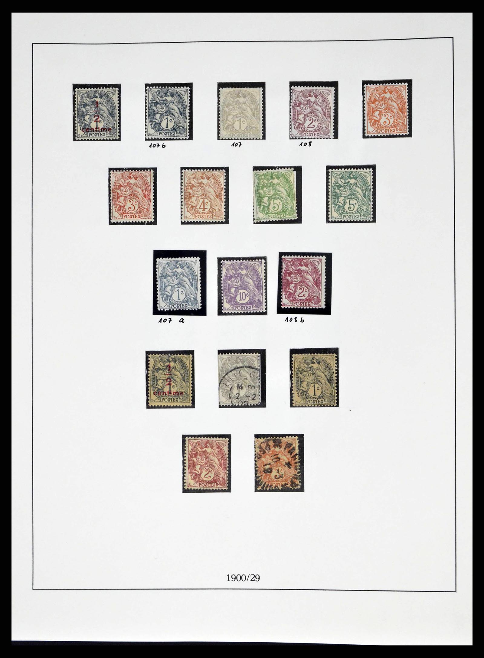 38520 0007 - Postzegelverzameling 38520 Frankrijk 1849-1973.