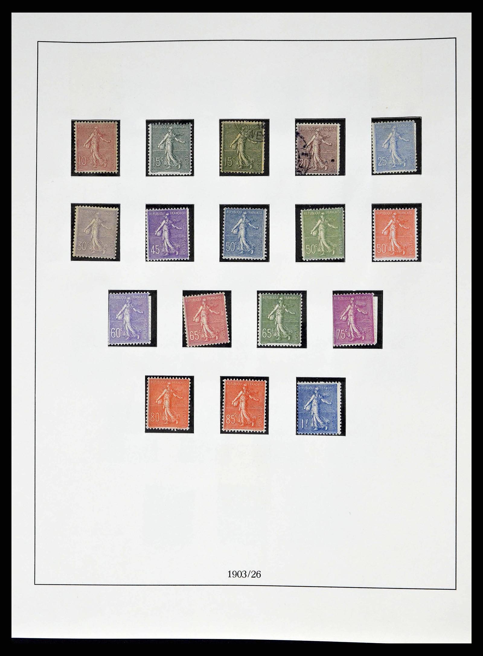 38520 0010 - Postzegelverzameling 38520 Frankrijk 1849-1973.