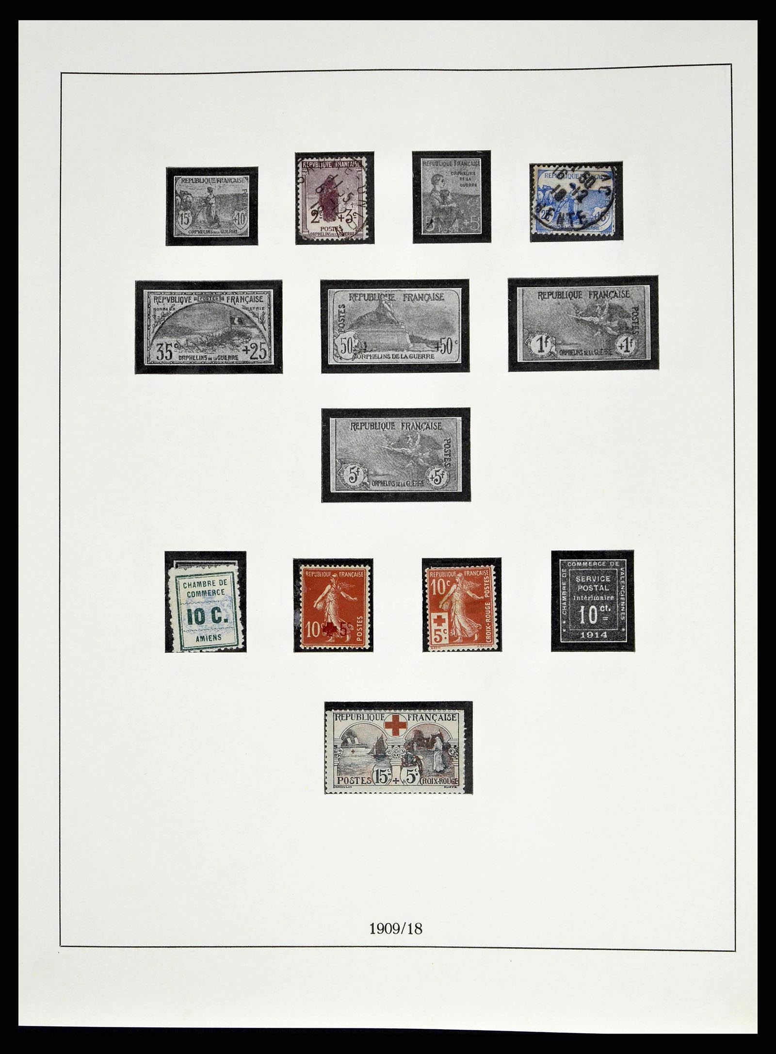 38520 0013 - Postzegelverzameling 38520 Frankrijk 1849-1973.