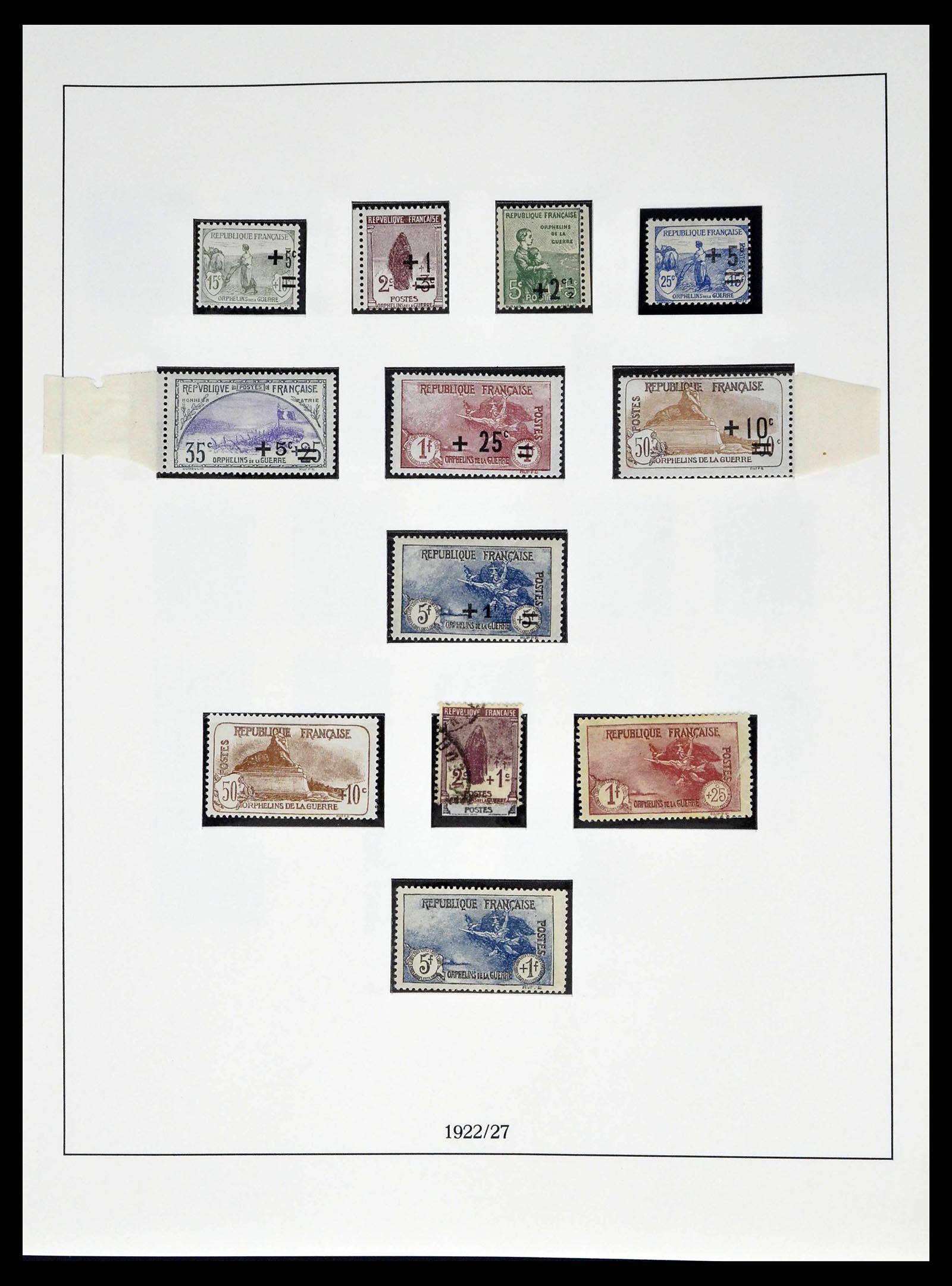 38520 0014 - Postzegelverzameling 38520 Frankrijk 1849-1973.
