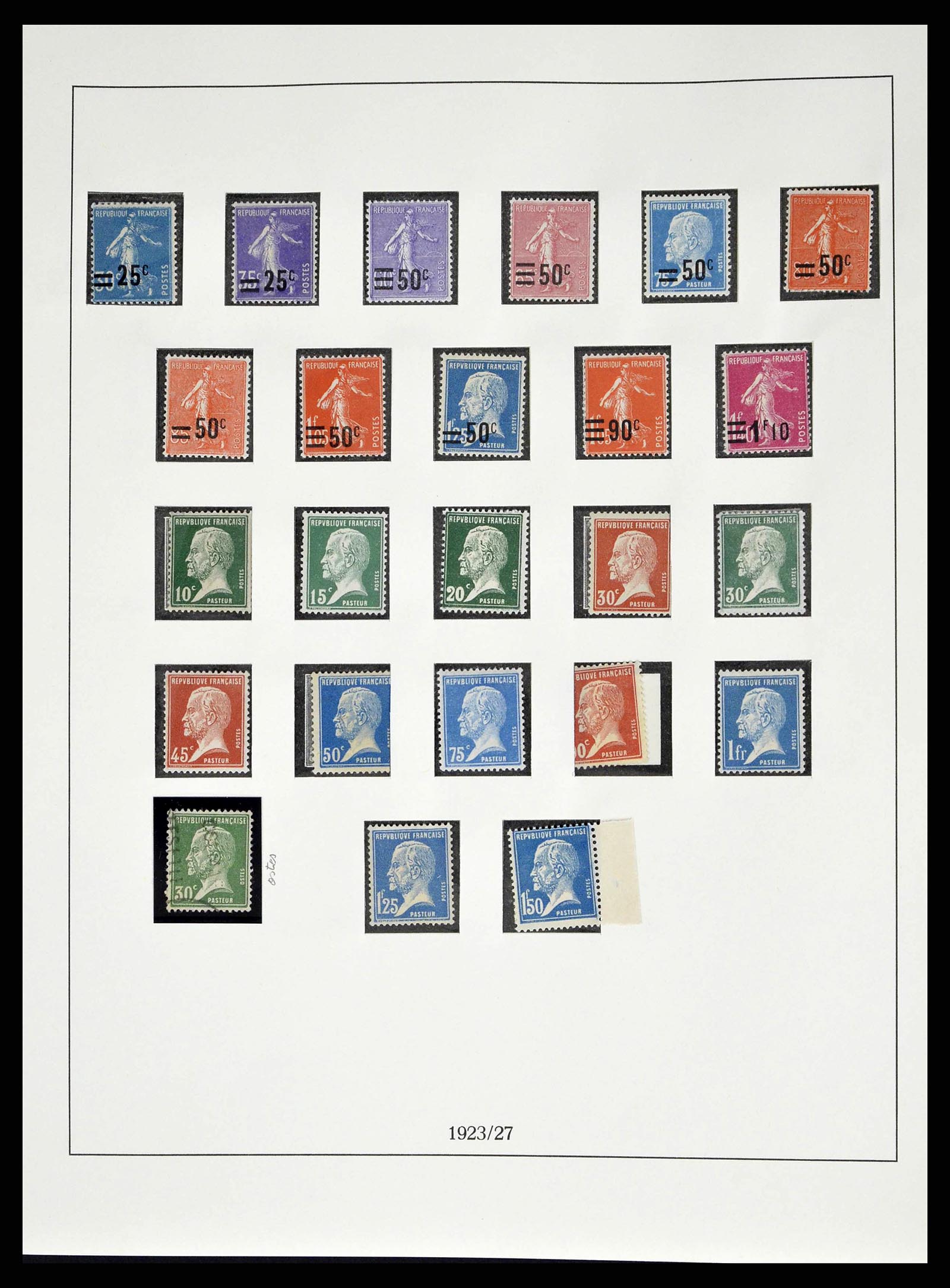 38520 0015 - Postzegelverzameling 38520 Frankrijk 1849-1973.