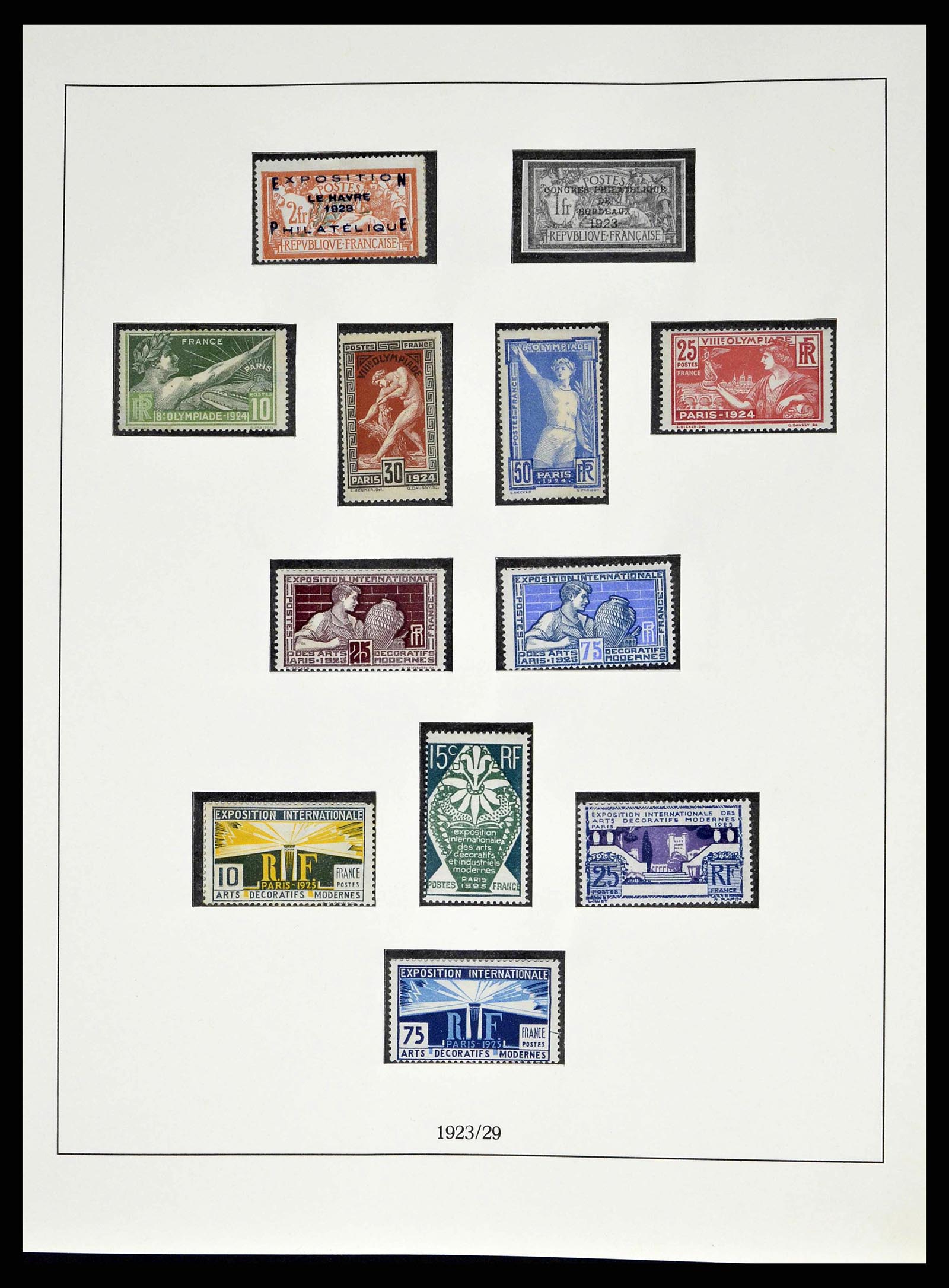 38520 0016 - Postzegelverzameling 38520 Frankrijk 1849-1973.