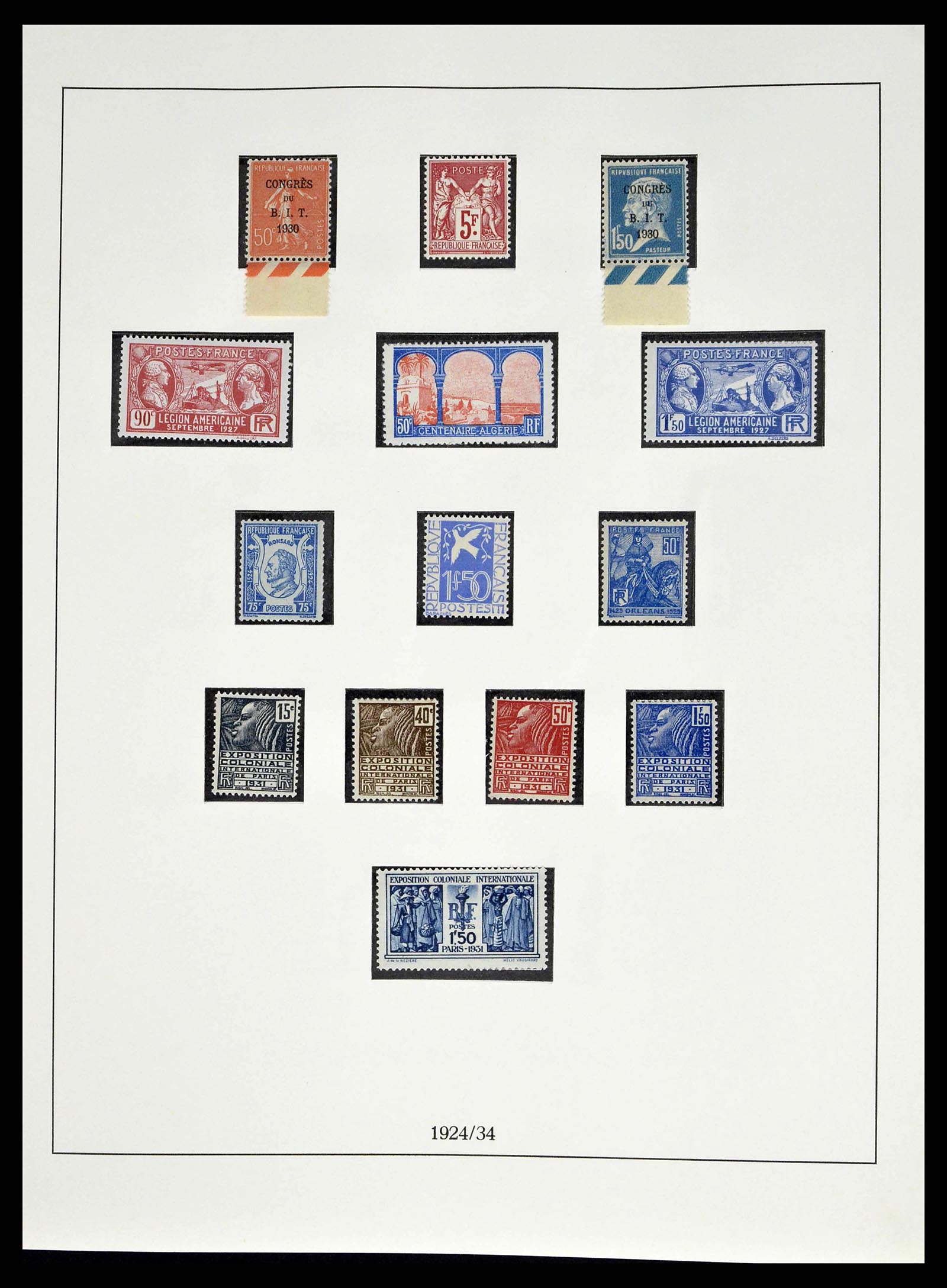 38520 0017 - Postzegelverzameling 38520 Frankrijk 1849-1973.