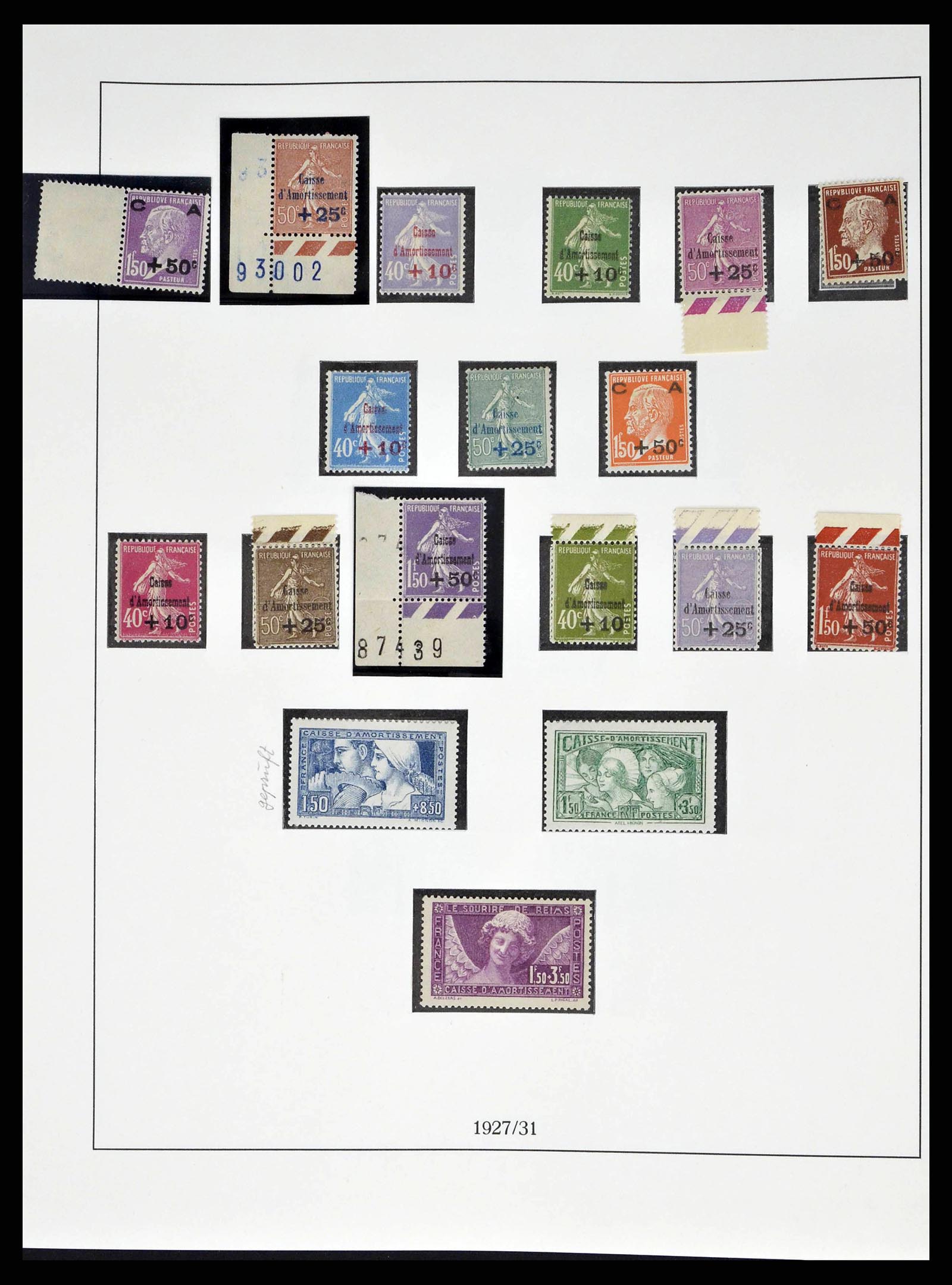 38520 0020 - Postzegelverzameling 38520 Frankrijk 1849-1973.