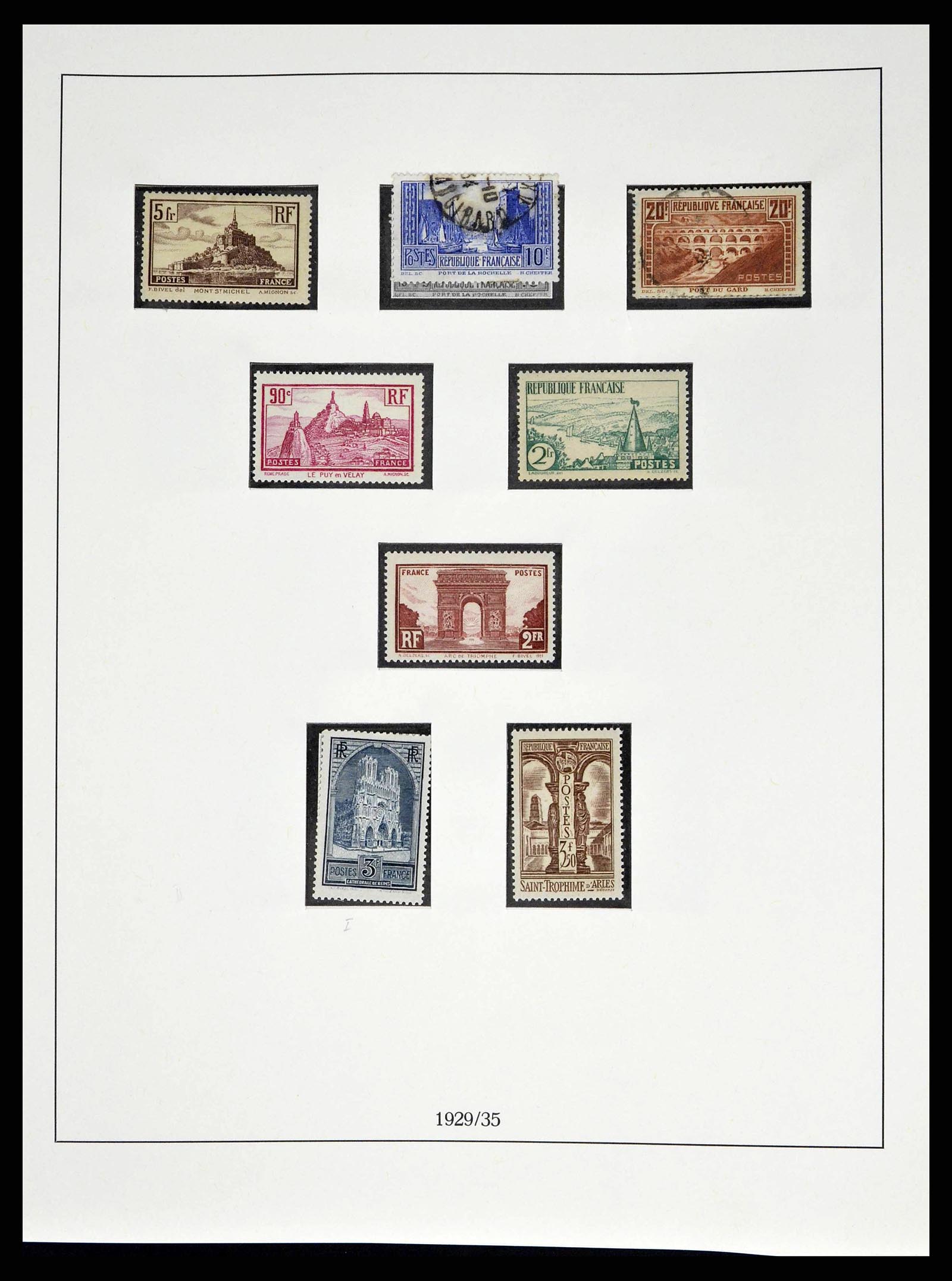 38520 0021 - Stamp collection 38520 France 1849-1973.