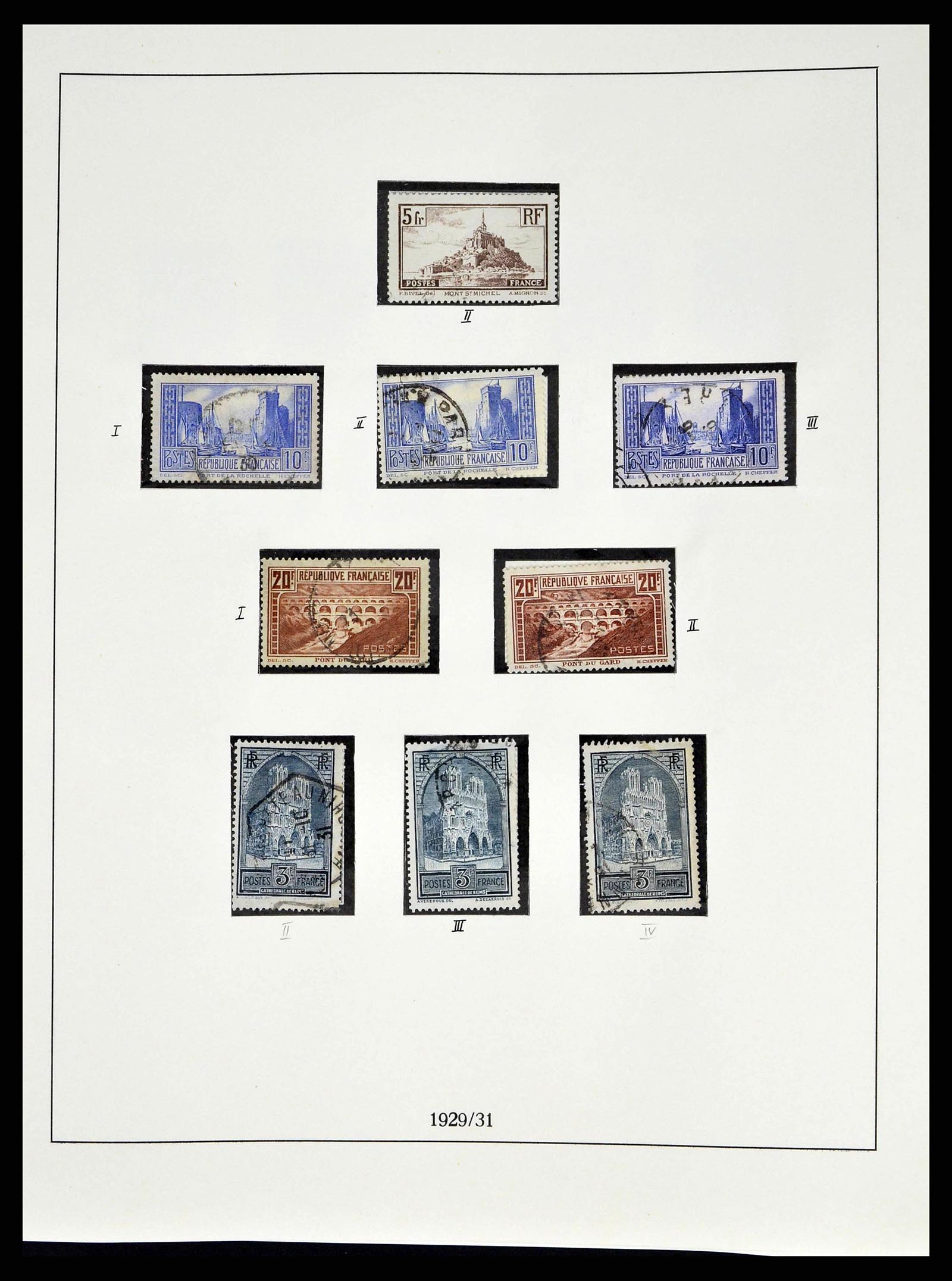 38520 0022 - Stamp collection 38520 France 1849-1973.