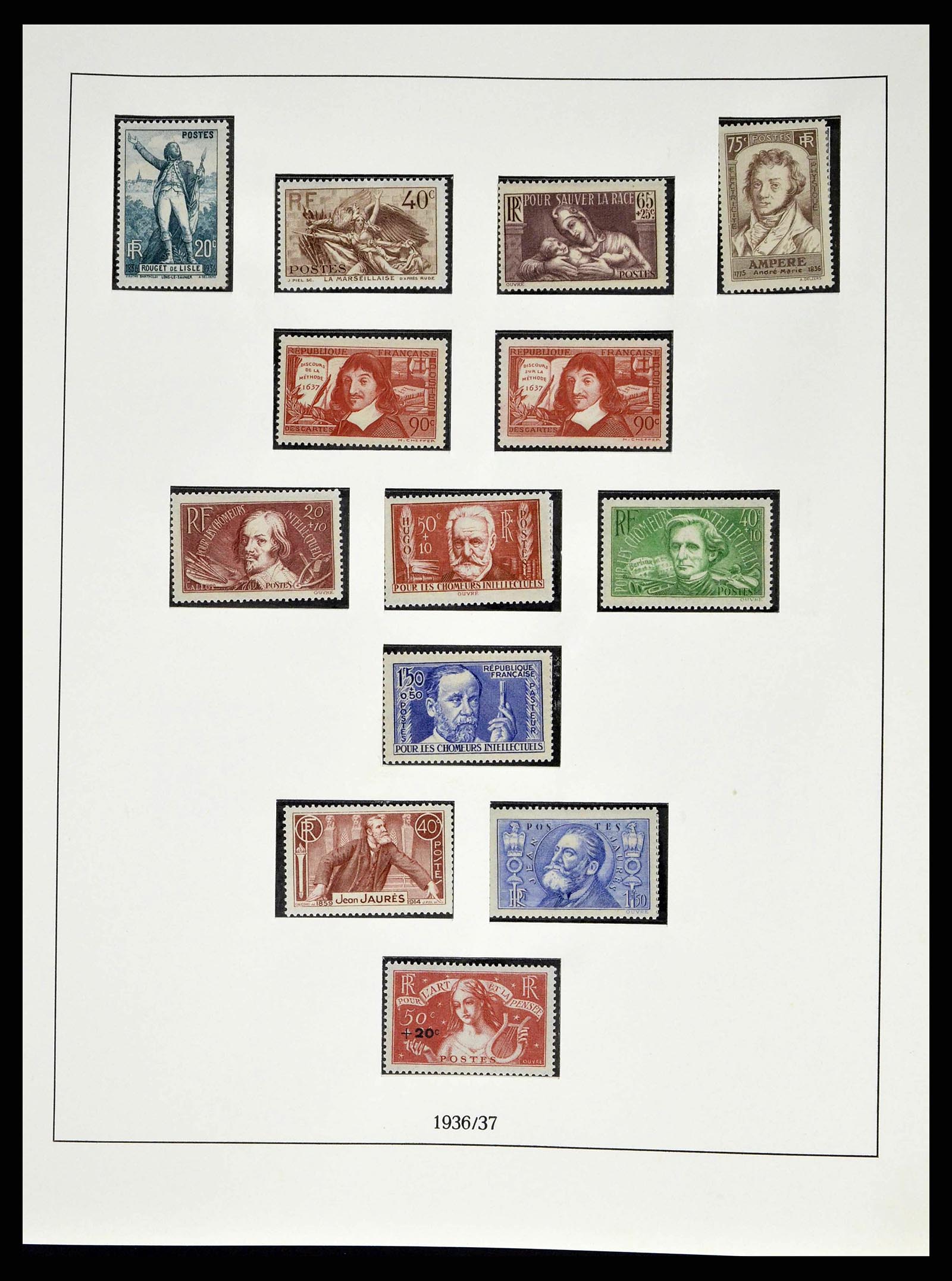 38520 0025 - Stamp collection 38520 France 1849-1973.