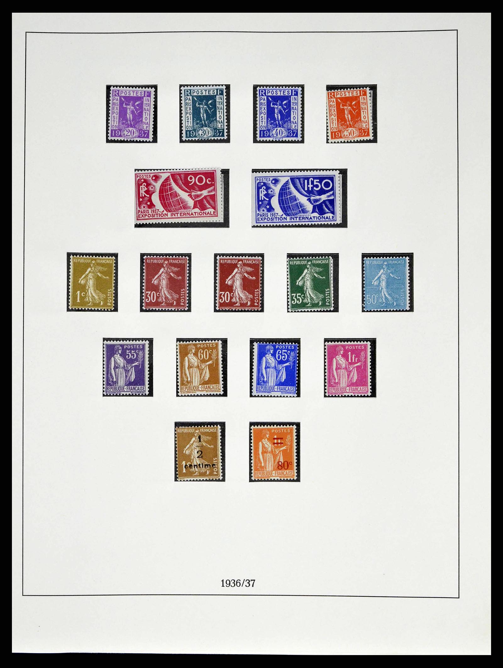 38520 0027 - Stamp collection 38520 France 1849-1973.