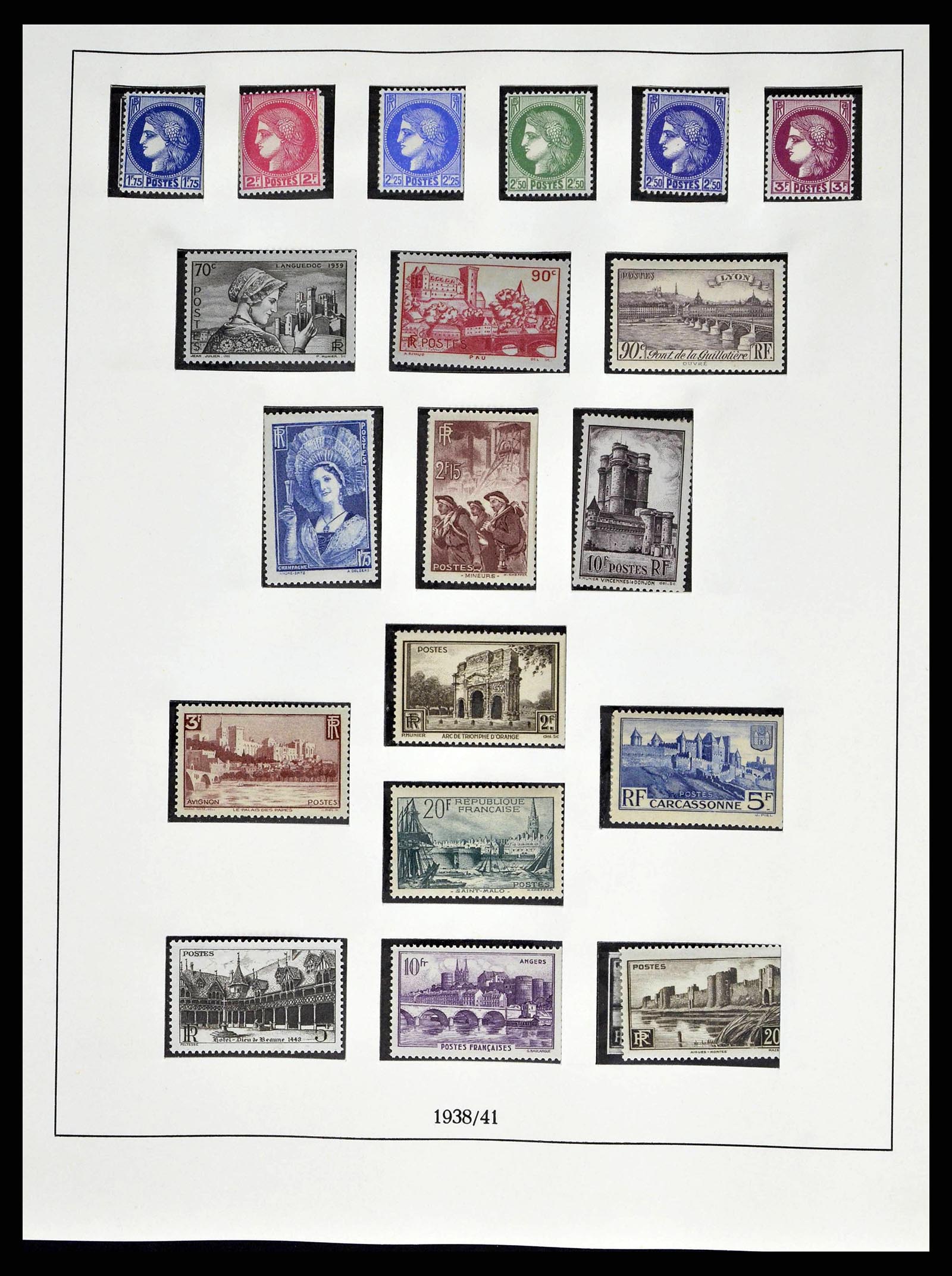 38520 0035 - Stamp collection 38520 France 1849-1973.