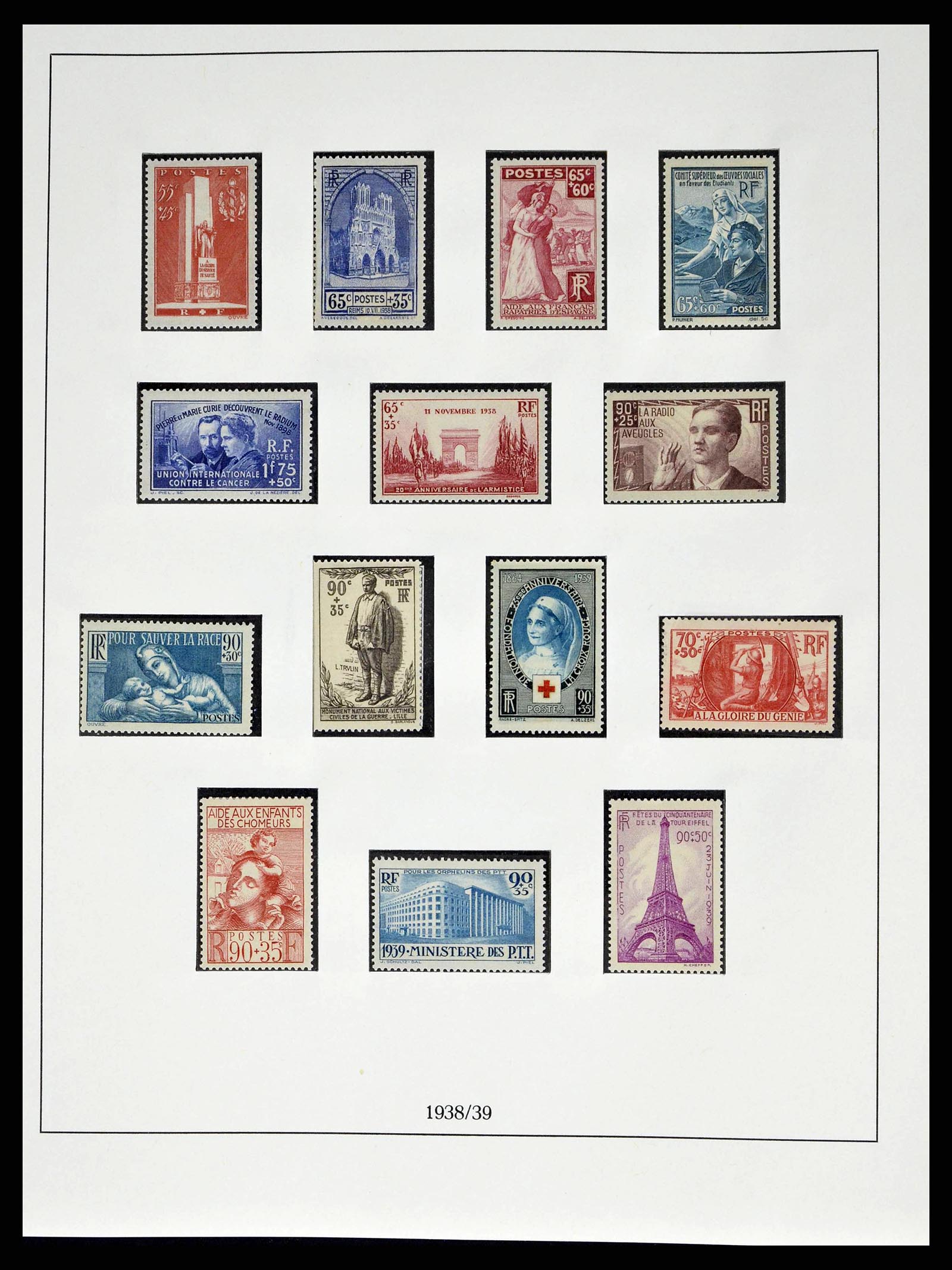 38520 0038 - Stamp collection 38520 France 1849-1973.