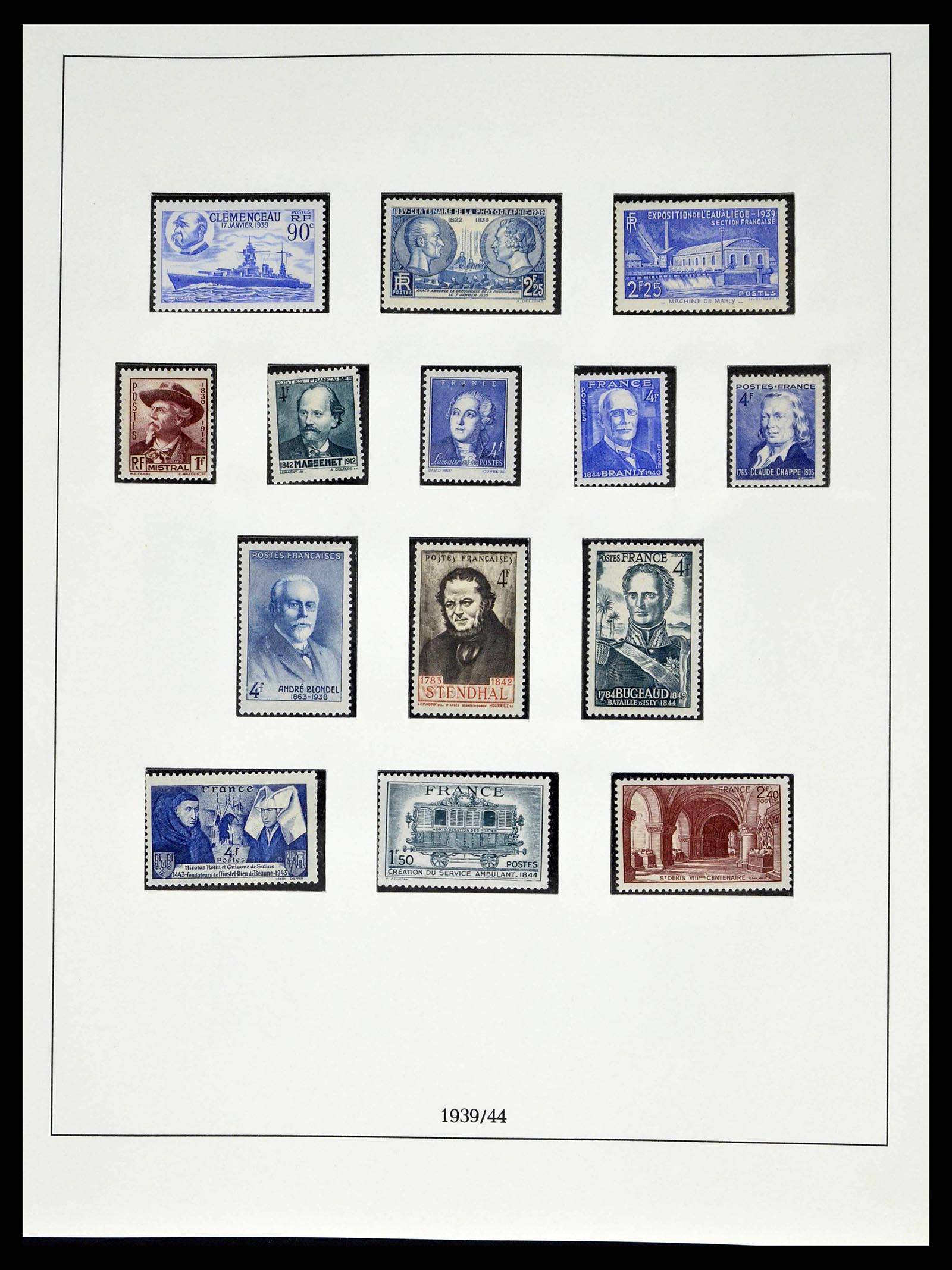 38520 0039 - Stamp collection 38520 France 1849-1973.