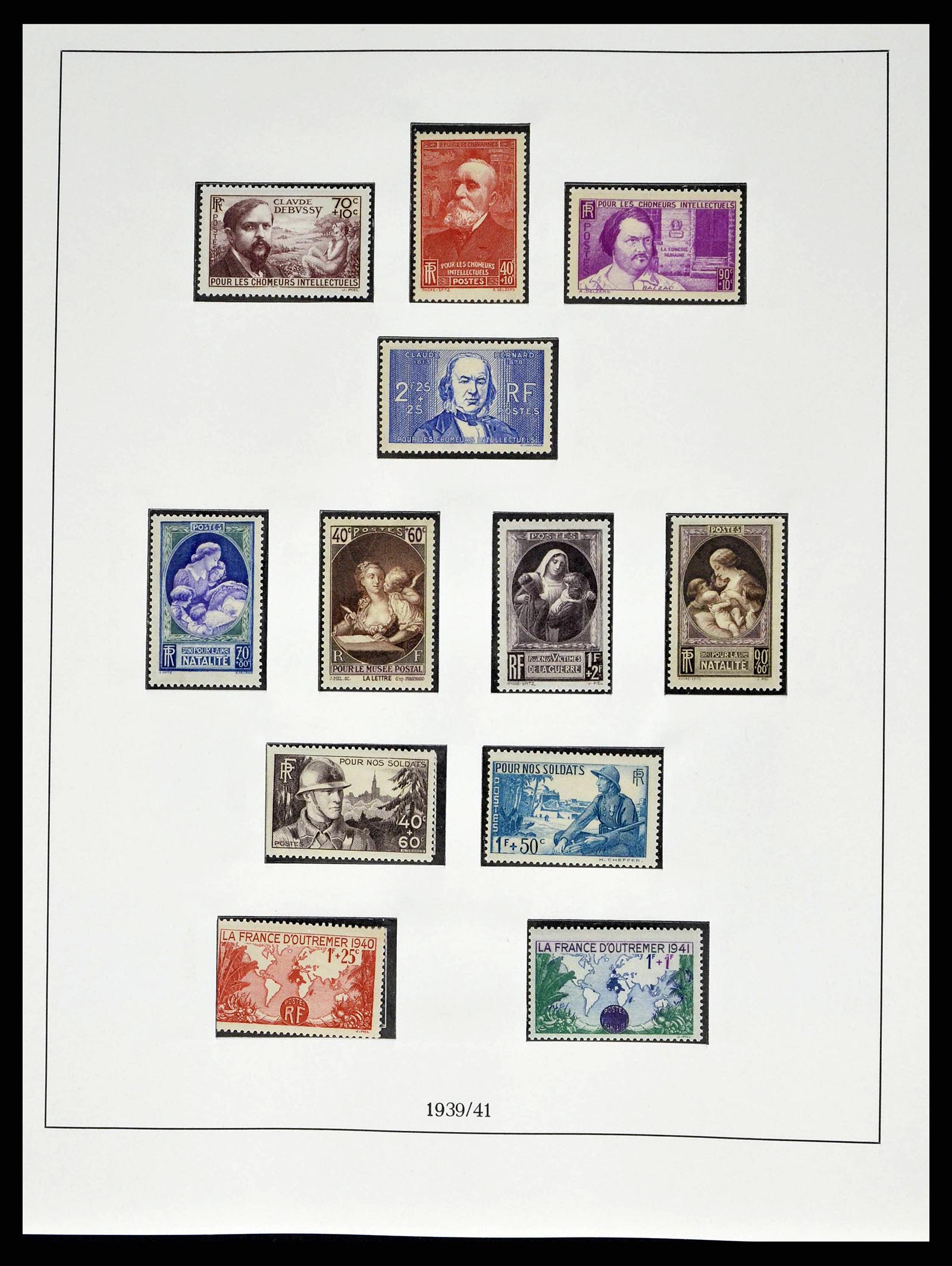 38520 0040 - Stamp collection 38520 France 1849-1973.