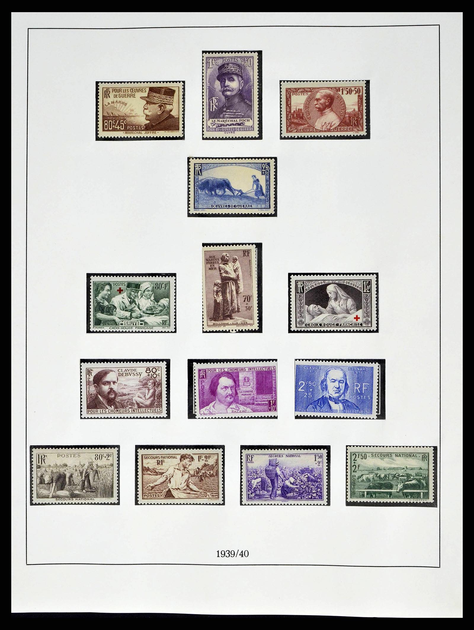 38520 0041 - Postzegelverzameling 38520 Frankrijk 1849-1973.