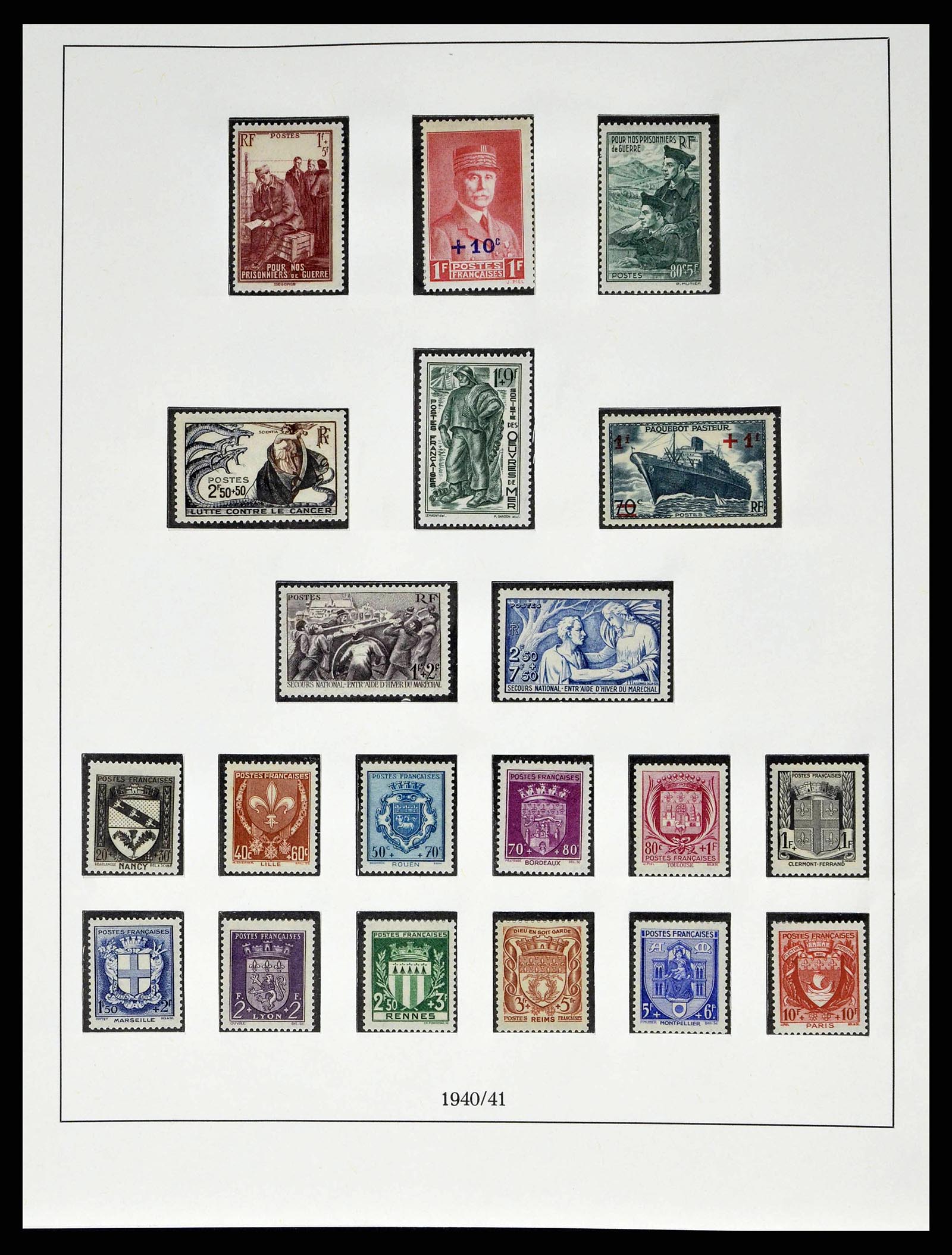 38520 0043 - Postzegelverzameling 38520 Frankrijk 1849-1973.
