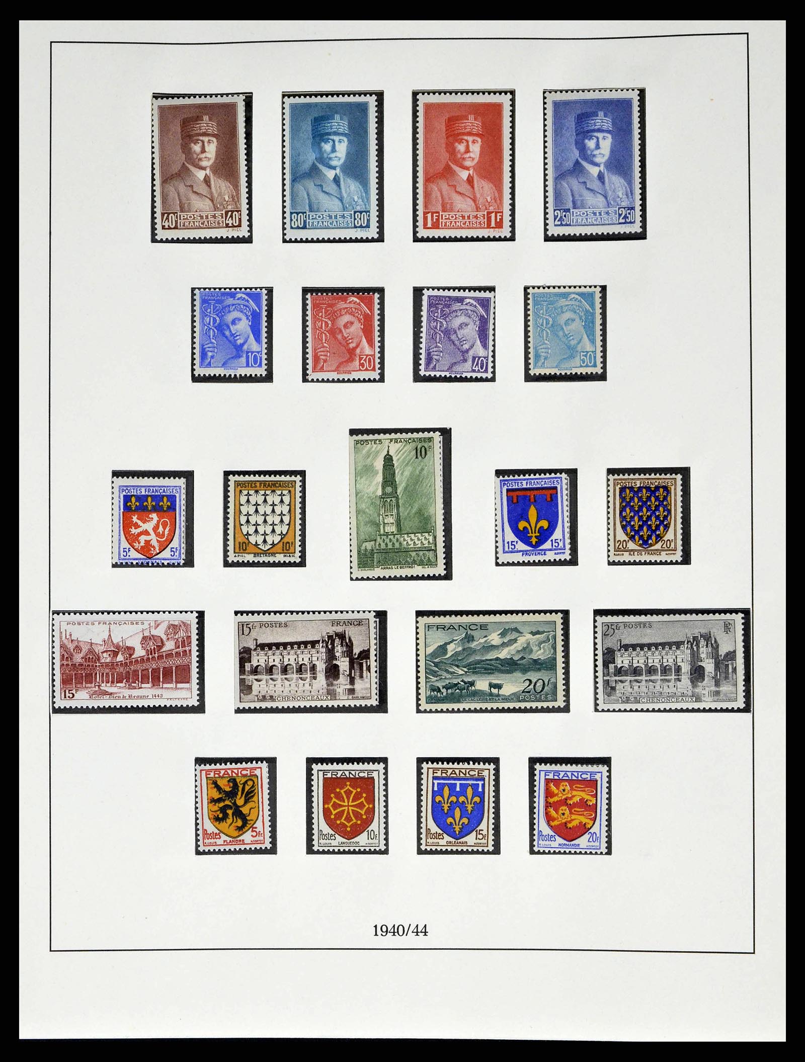 38520 0044 - Postzegelverzameling 38520 Frankrijk 1849-1973.
