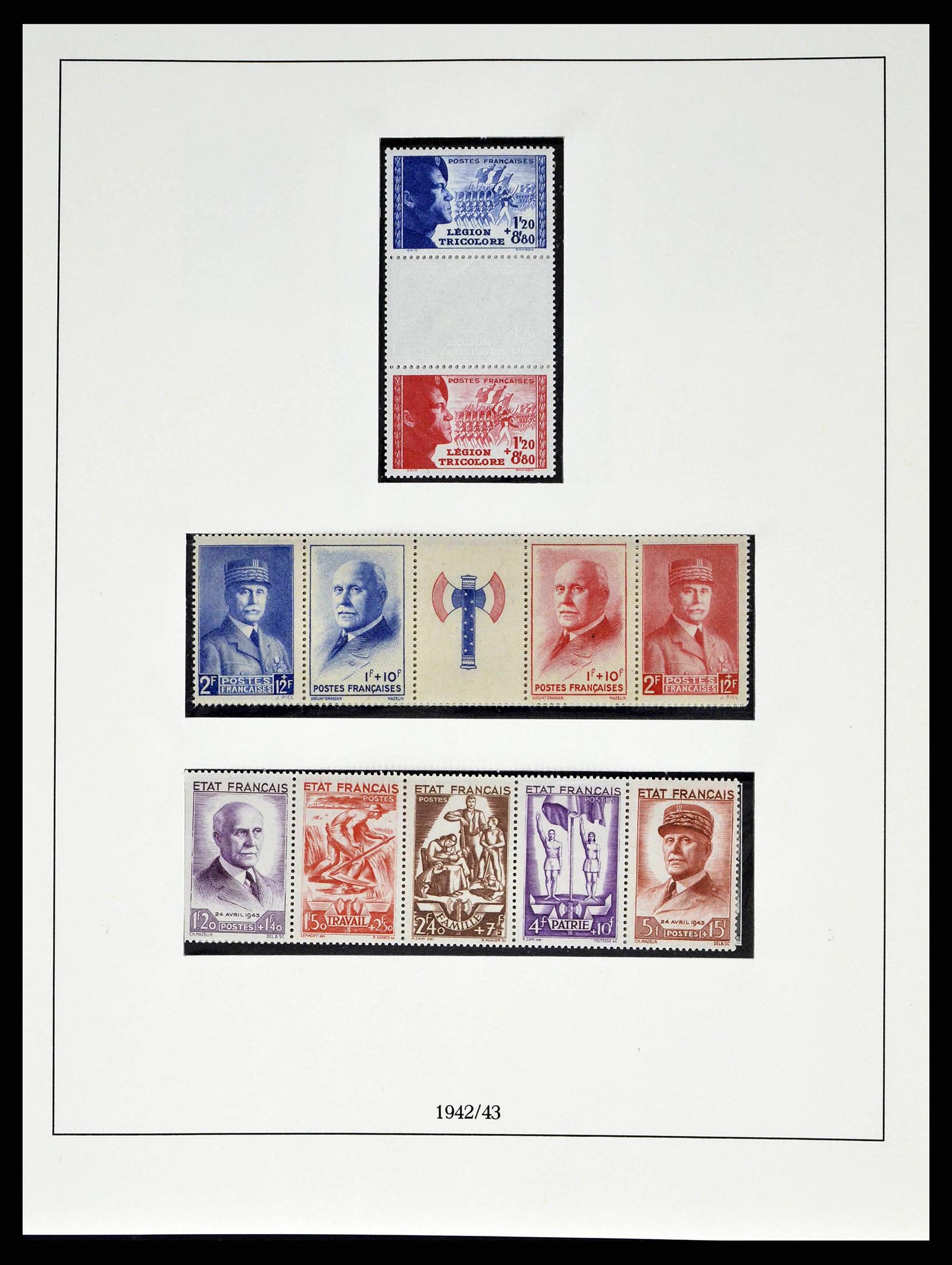 38520 0048 - Postzegelverzameling 38520 Frankrijk 1849-1973.