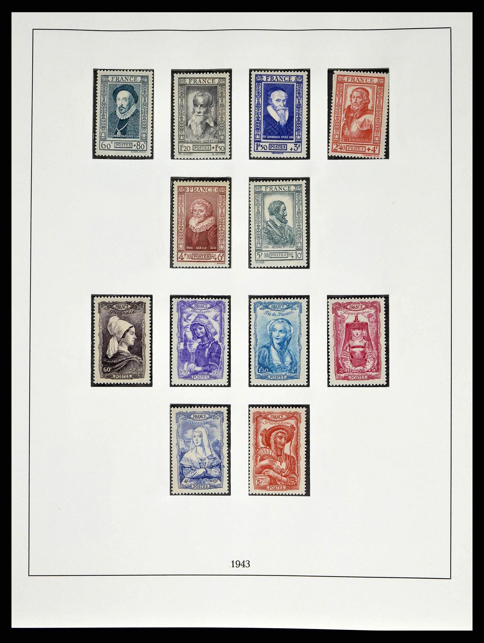 38520 0049 - Postzegelverzameling 38520 Frankrijk 1849-1973.