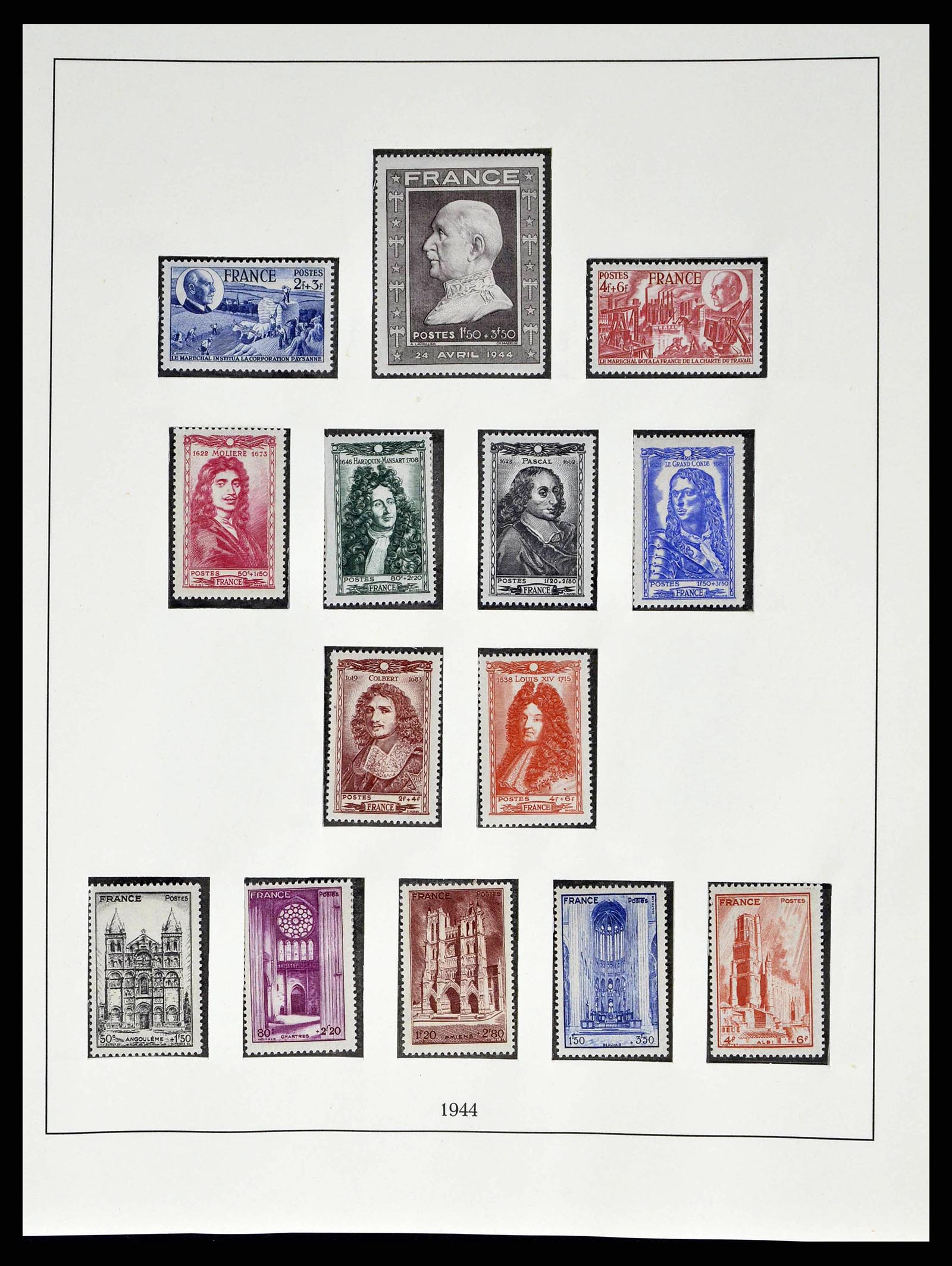 38520 0050 - Postzegelverzameling 38520 Frankrijk 1849-1973.