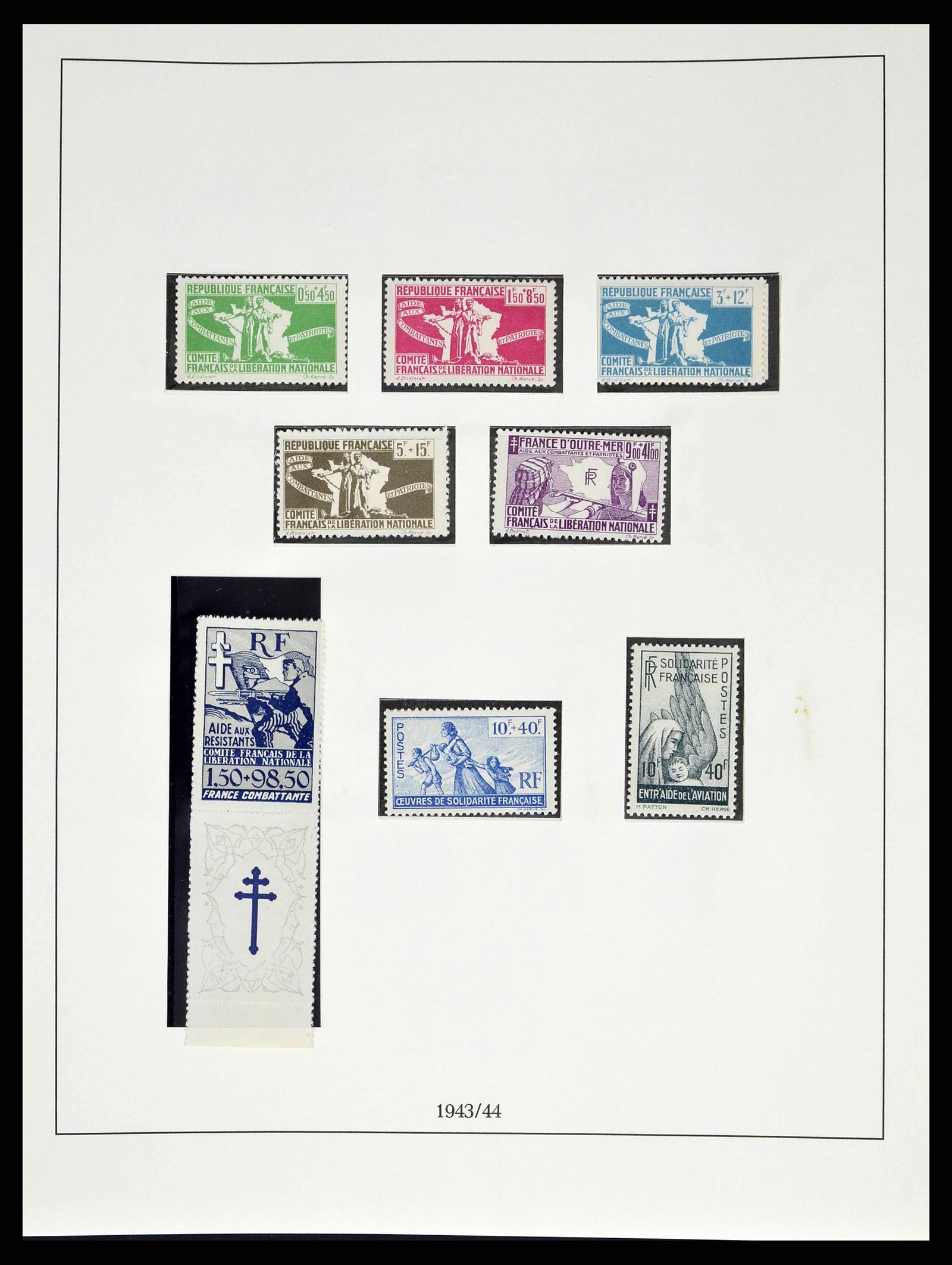 38520 0051 - Postzegelverzameling 38520 Frankrijk 1849-1973.