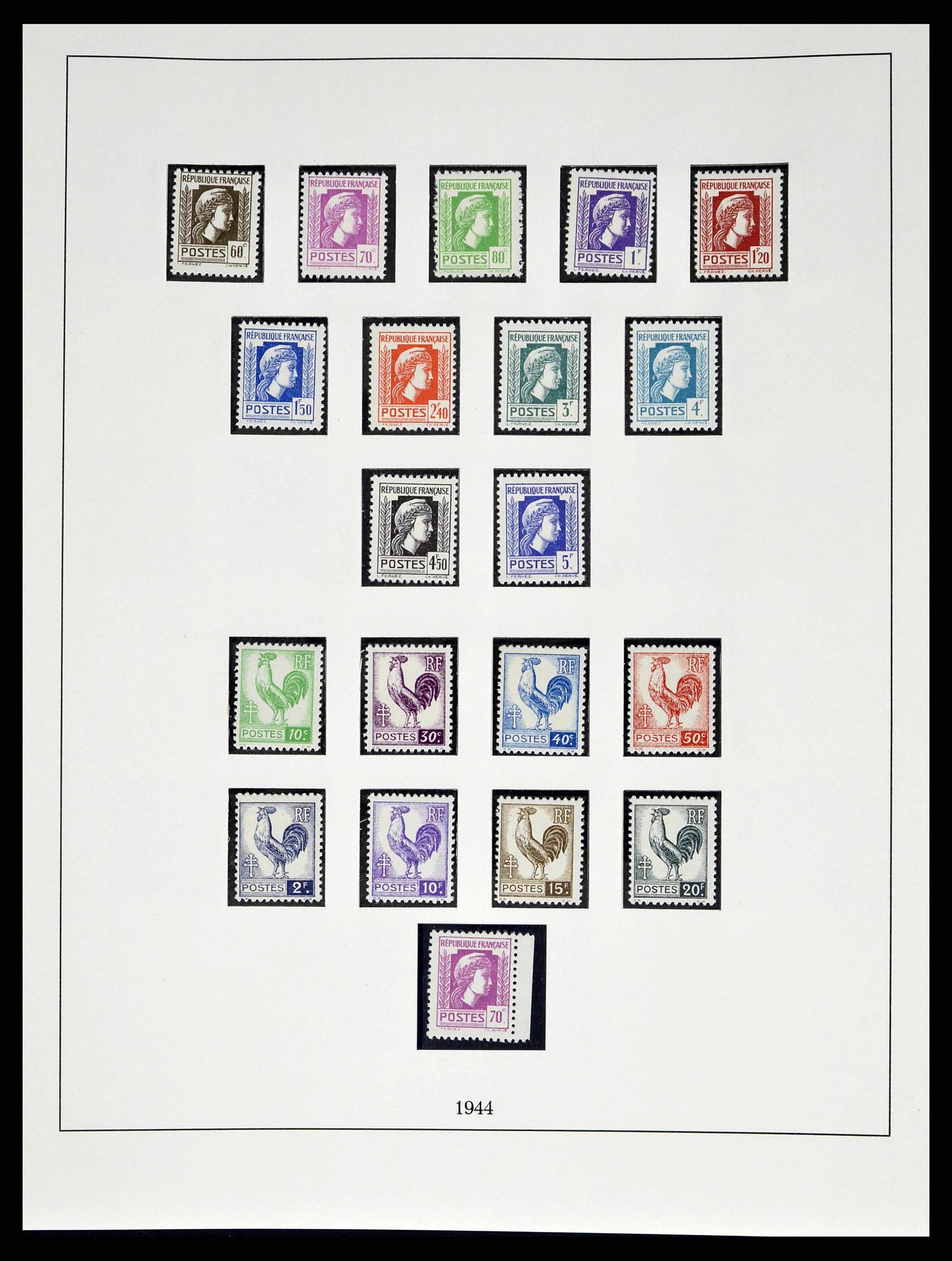 38520 0052 - Postzegelverzameling 38520 Frankrijk 1849-1973.
